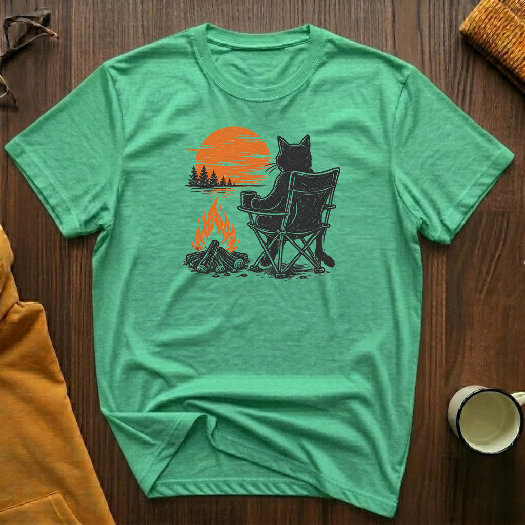 Campfire Cat 4 T-Shirt