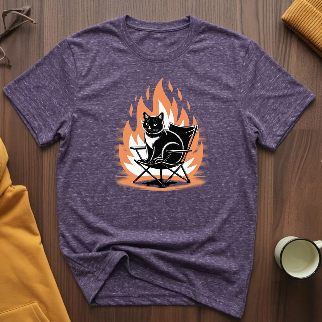 Campfire Cat 2 T-Shirt