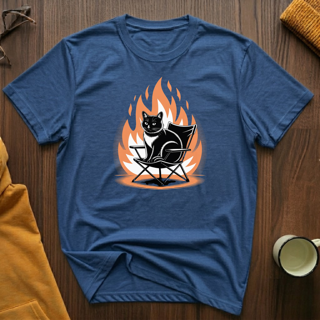 Campfire Cat 2 T-Shirt