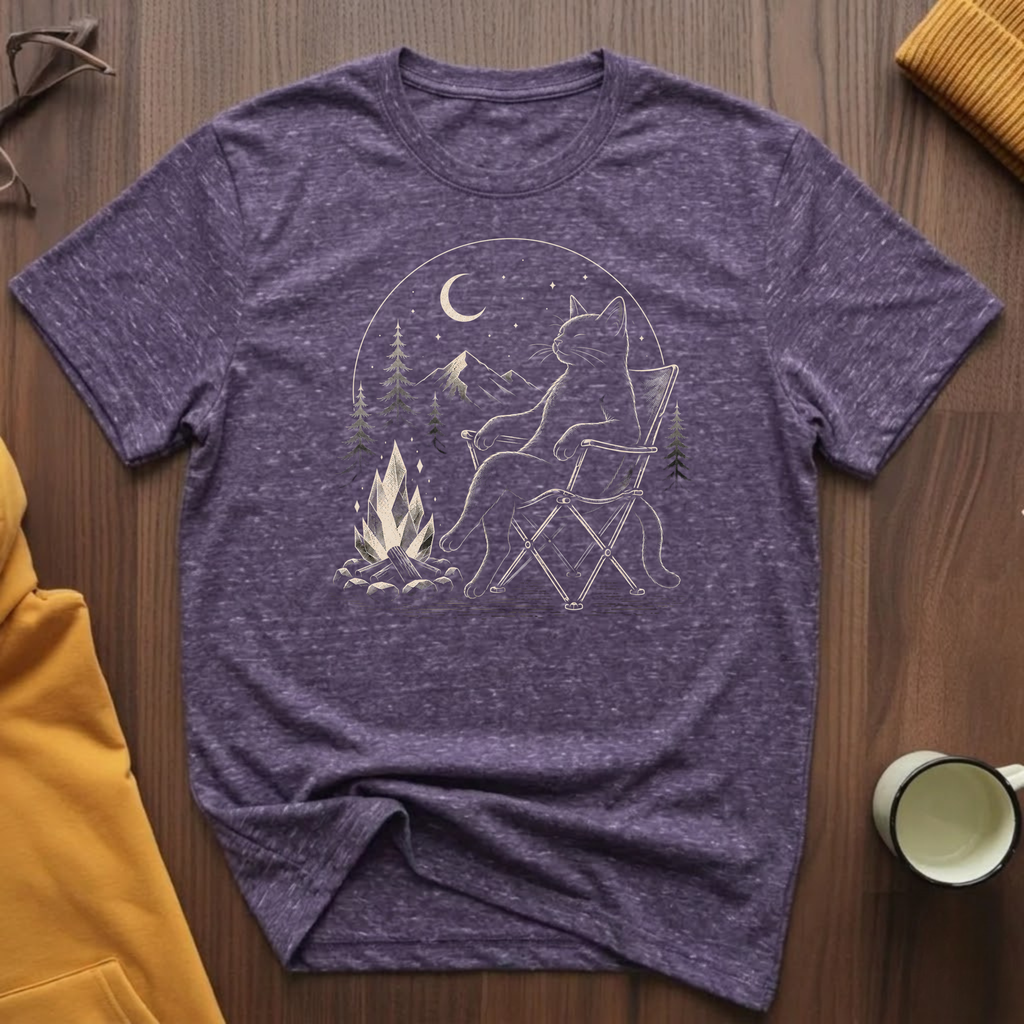 Campfire Cat 3 T-Shirt