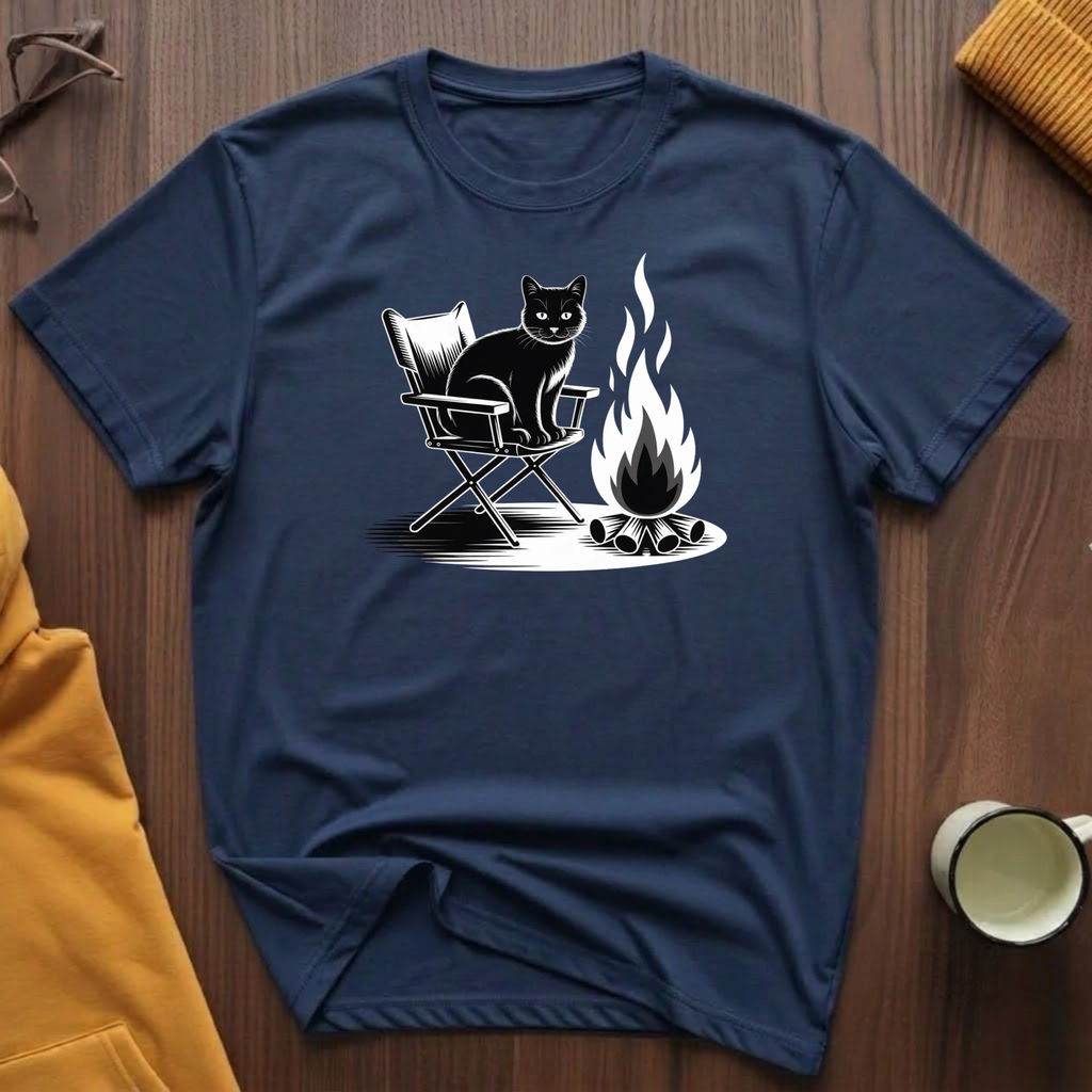 Campfire Cat 1 T-Shirt
