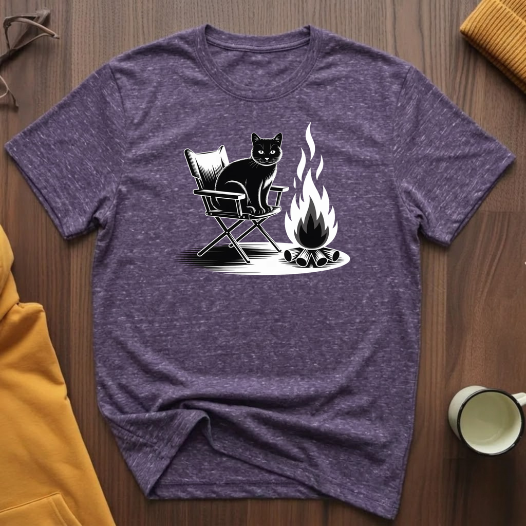 Campfire Cat 1 T-Shirt
