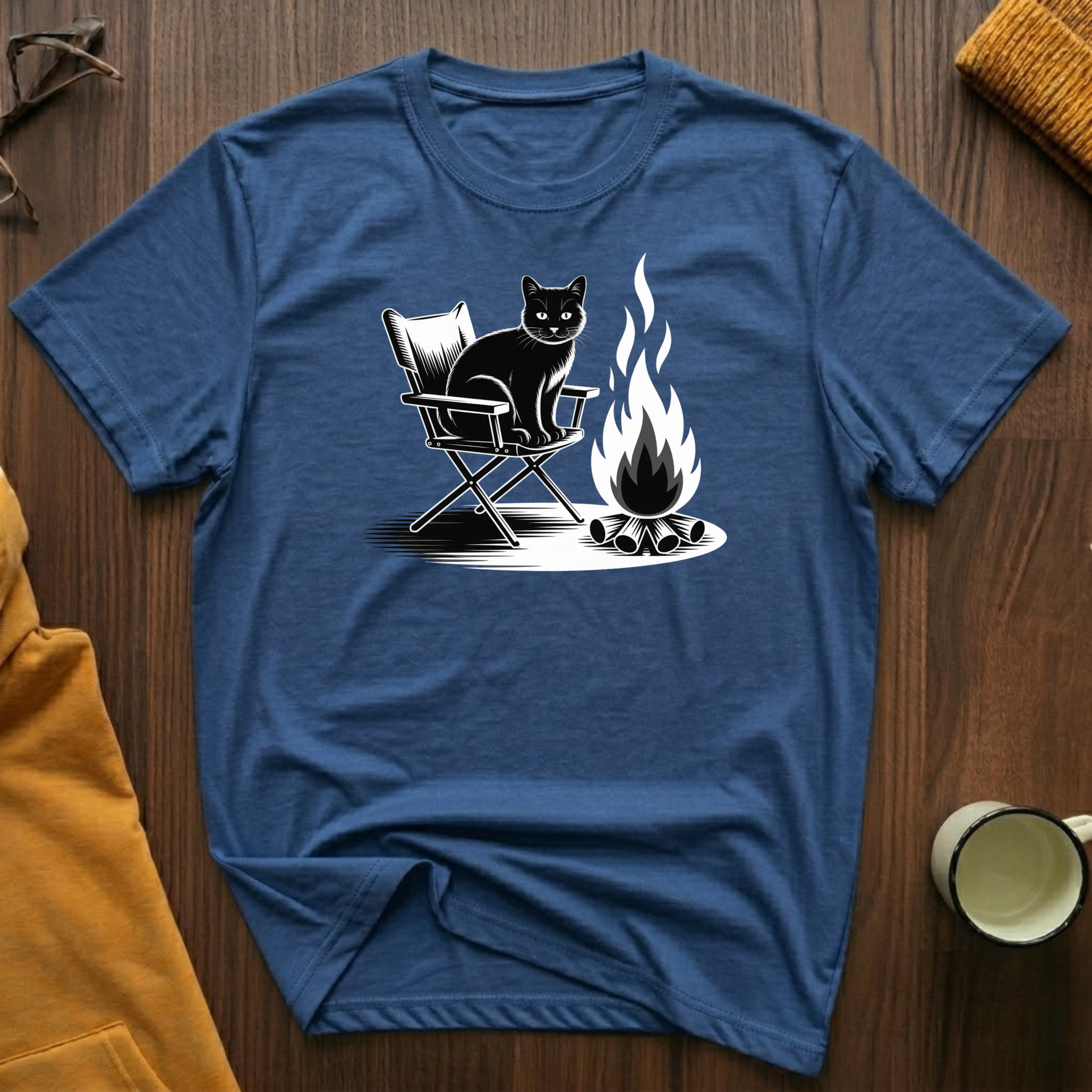 Campfire Cat 1 T-Shirt