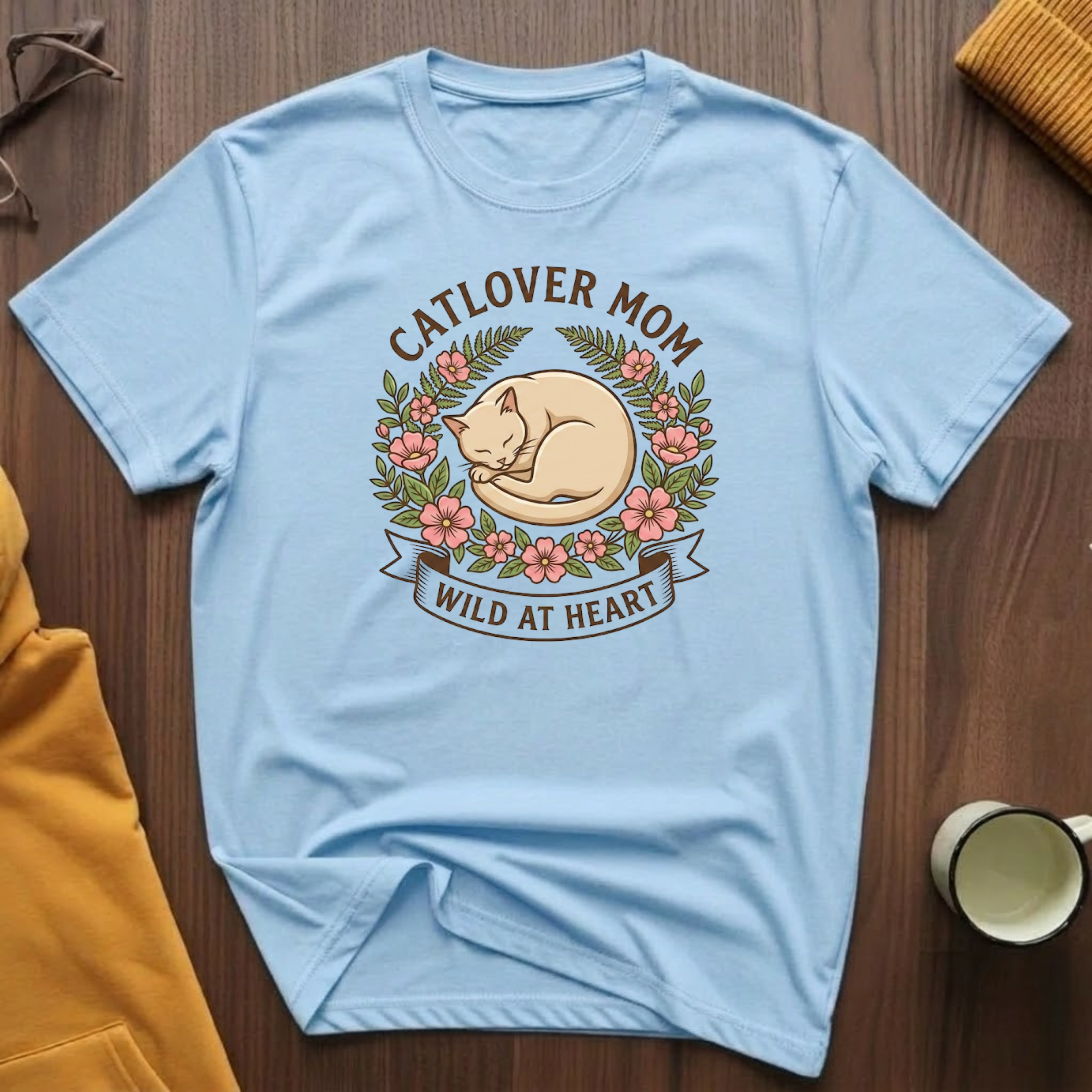 Catlover Mom T-Shirt