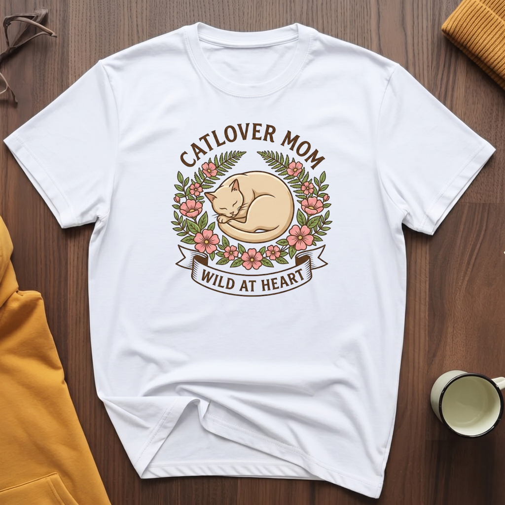 Catlover Mom T-Shirt