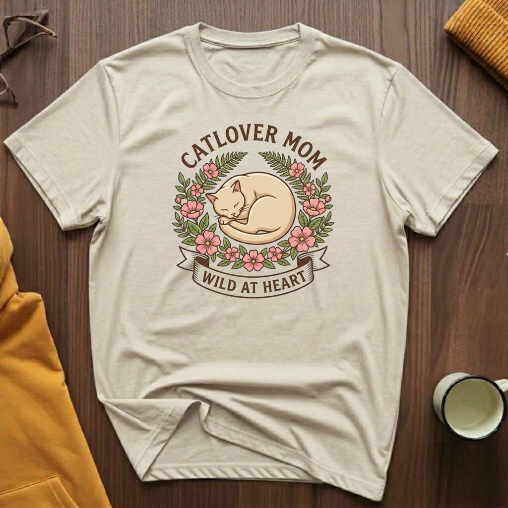 Catlover Mom T-Shirt