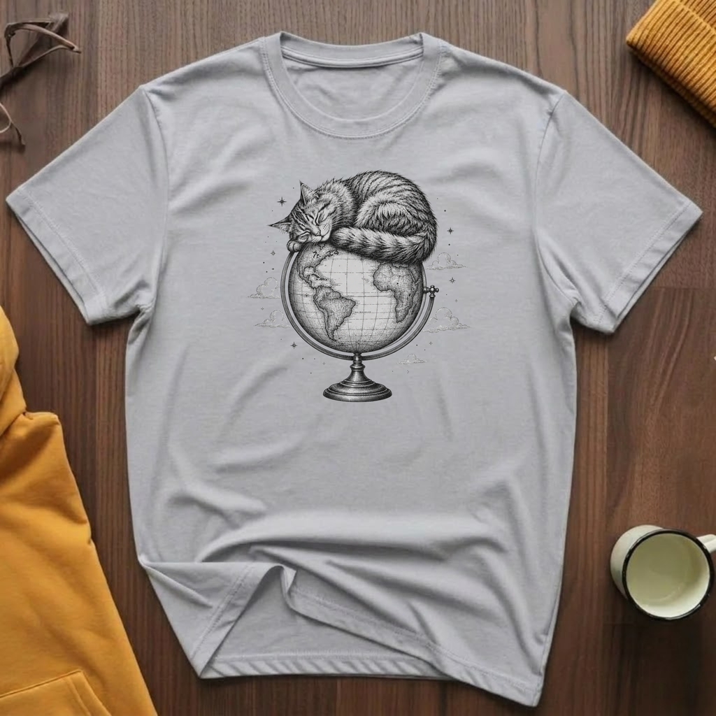 Globe Cat 2 T-Shirt