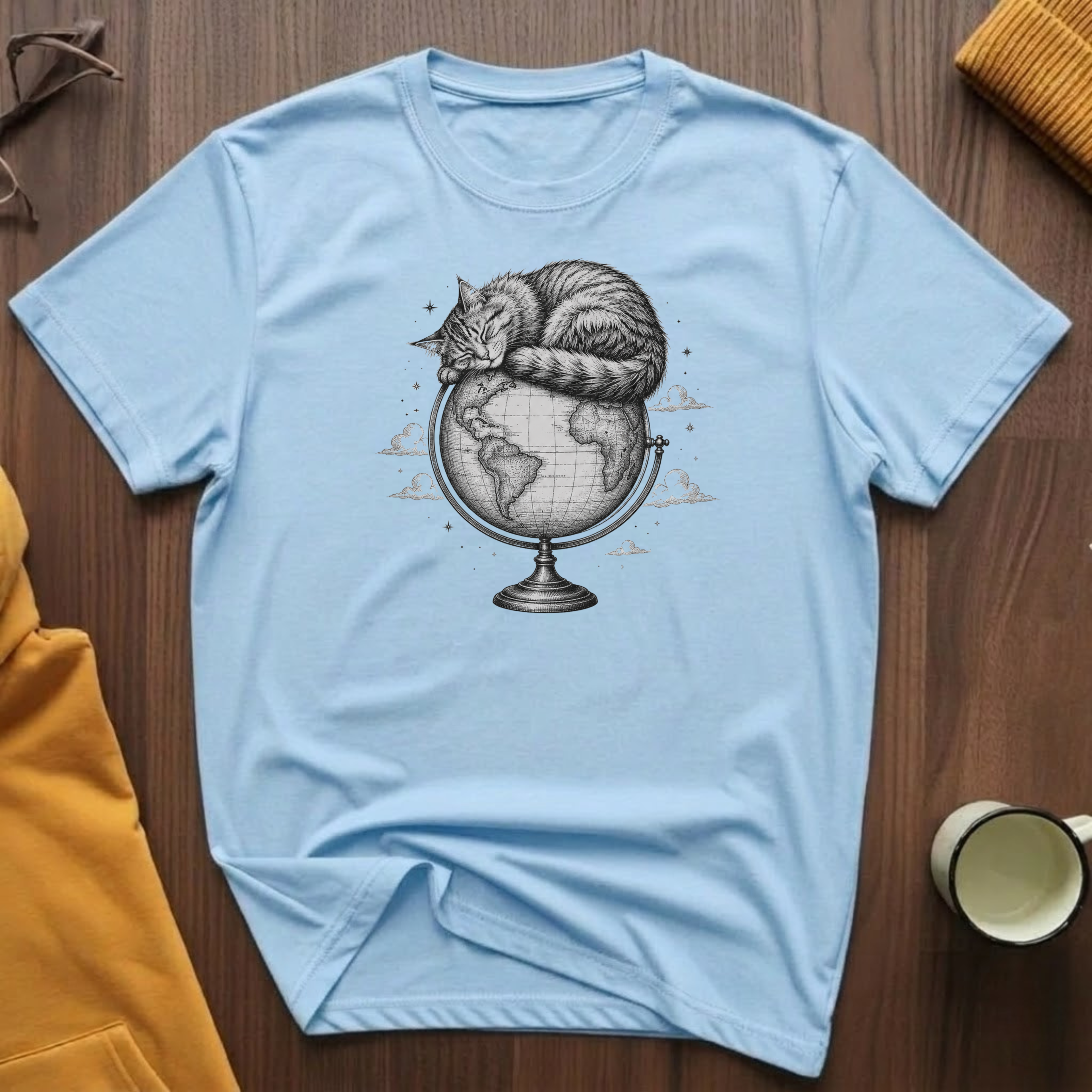 Globe Cat 2 T-Shirt
