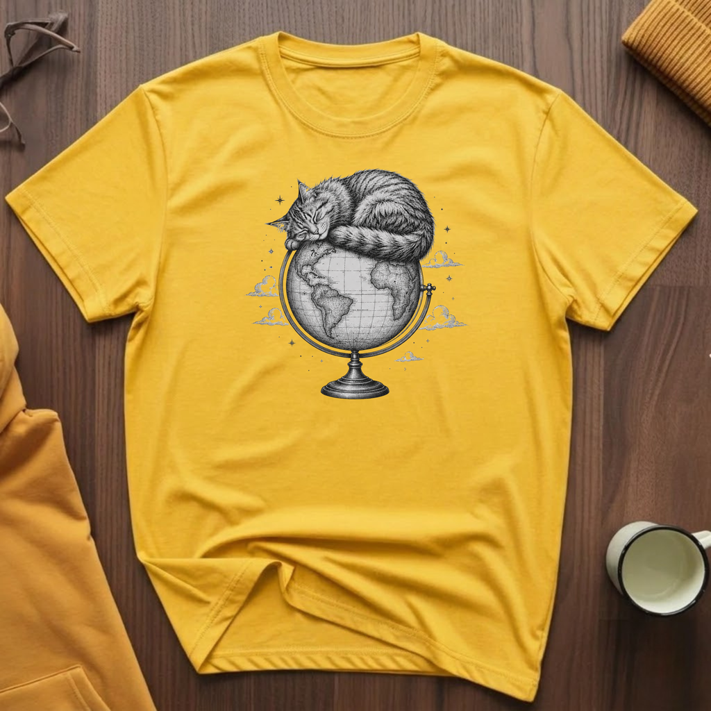 Globe Cat 2 T-Shirt