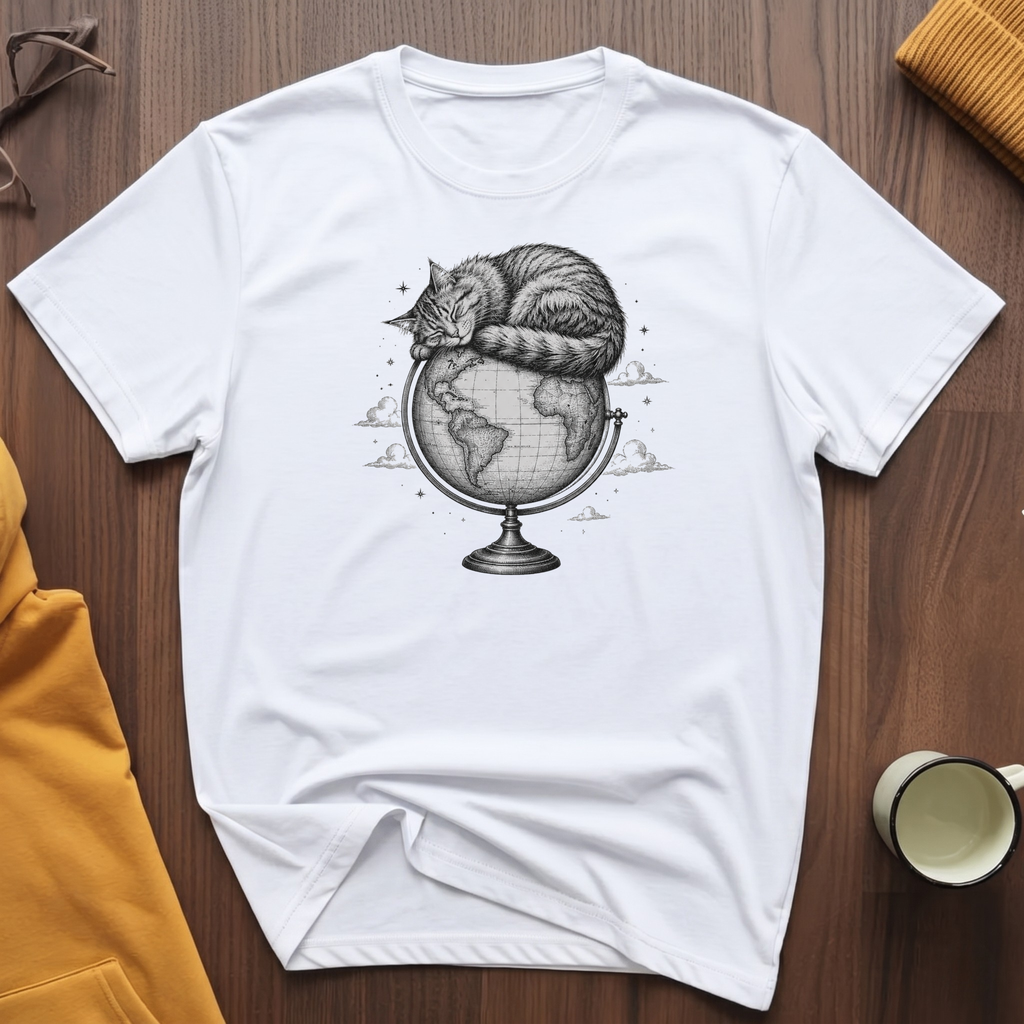 Globe Cat 2 T-Shirt