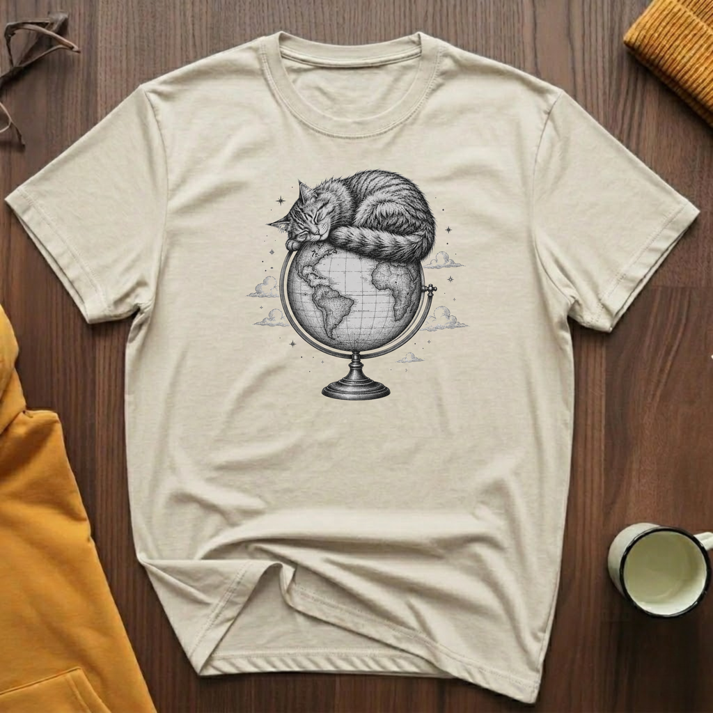 Globe Cat 2 T-Shirt