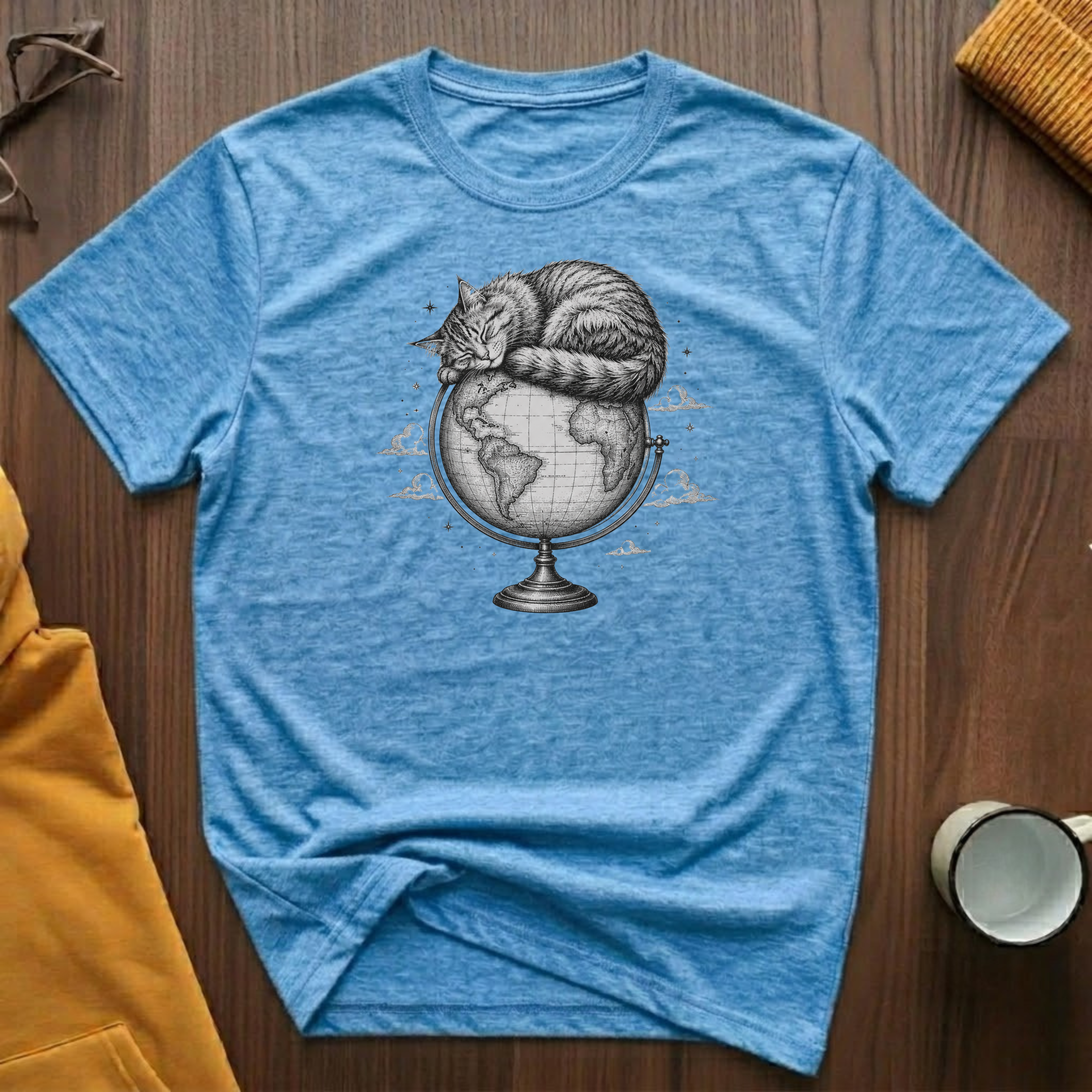 Globe Cat 2 T-Shirt