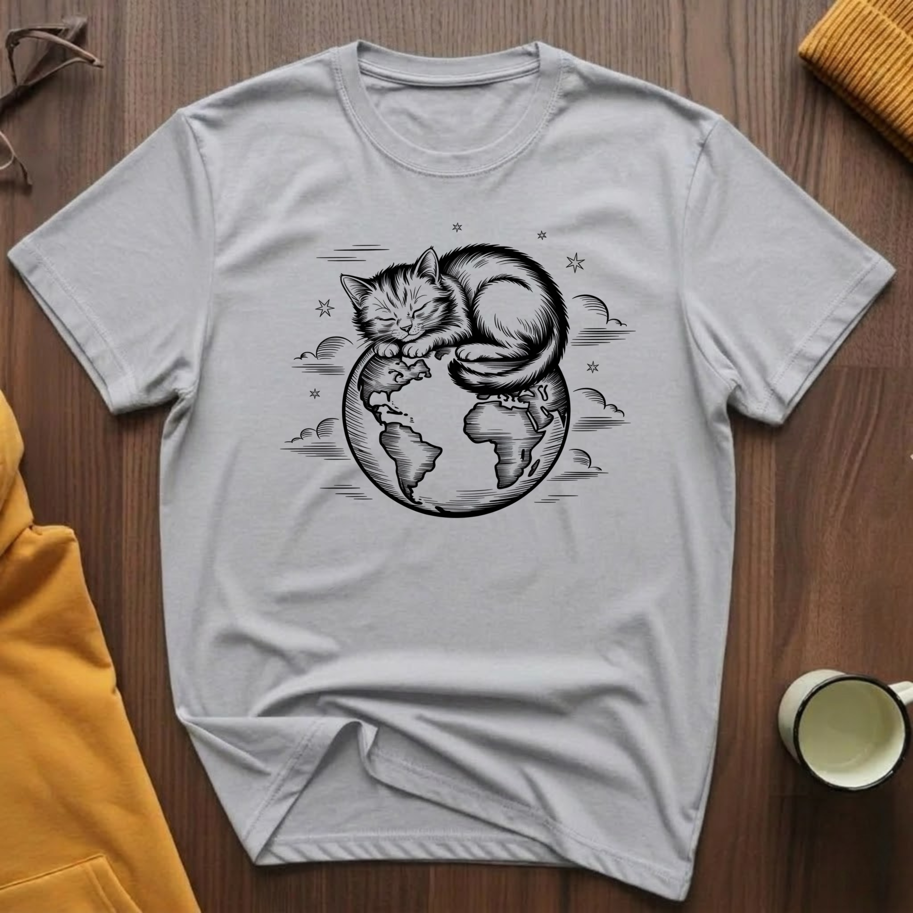 Globe Cat T-Shirt