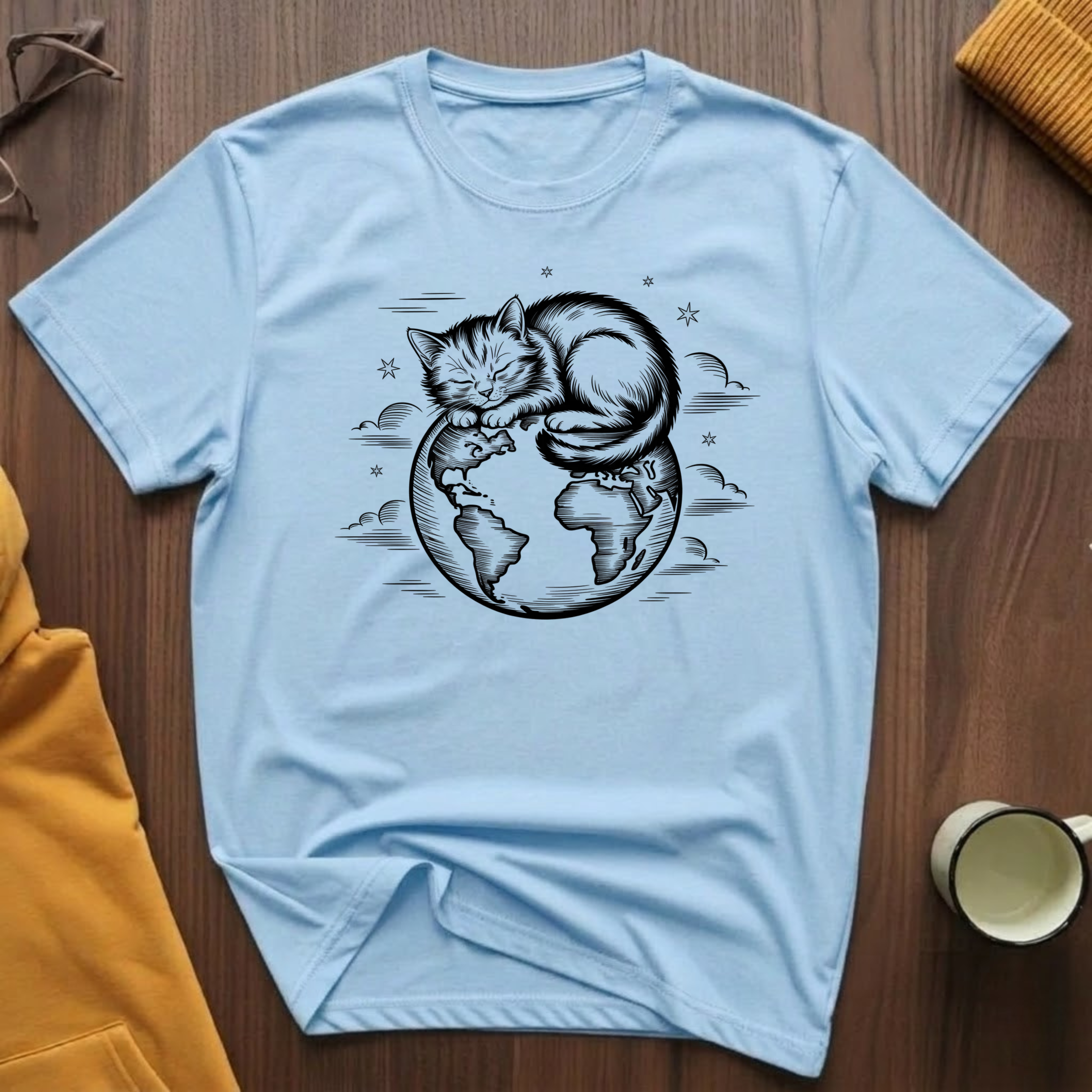 Globe Cat T-Shirt