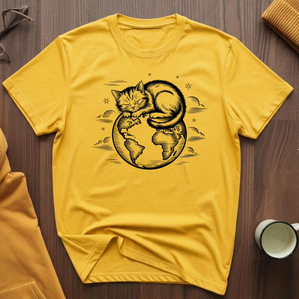 Globe Cat T-Shirt
