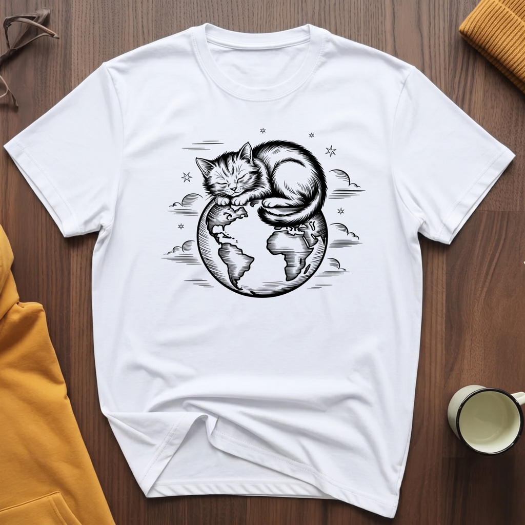 Globe Cat T-Shirt