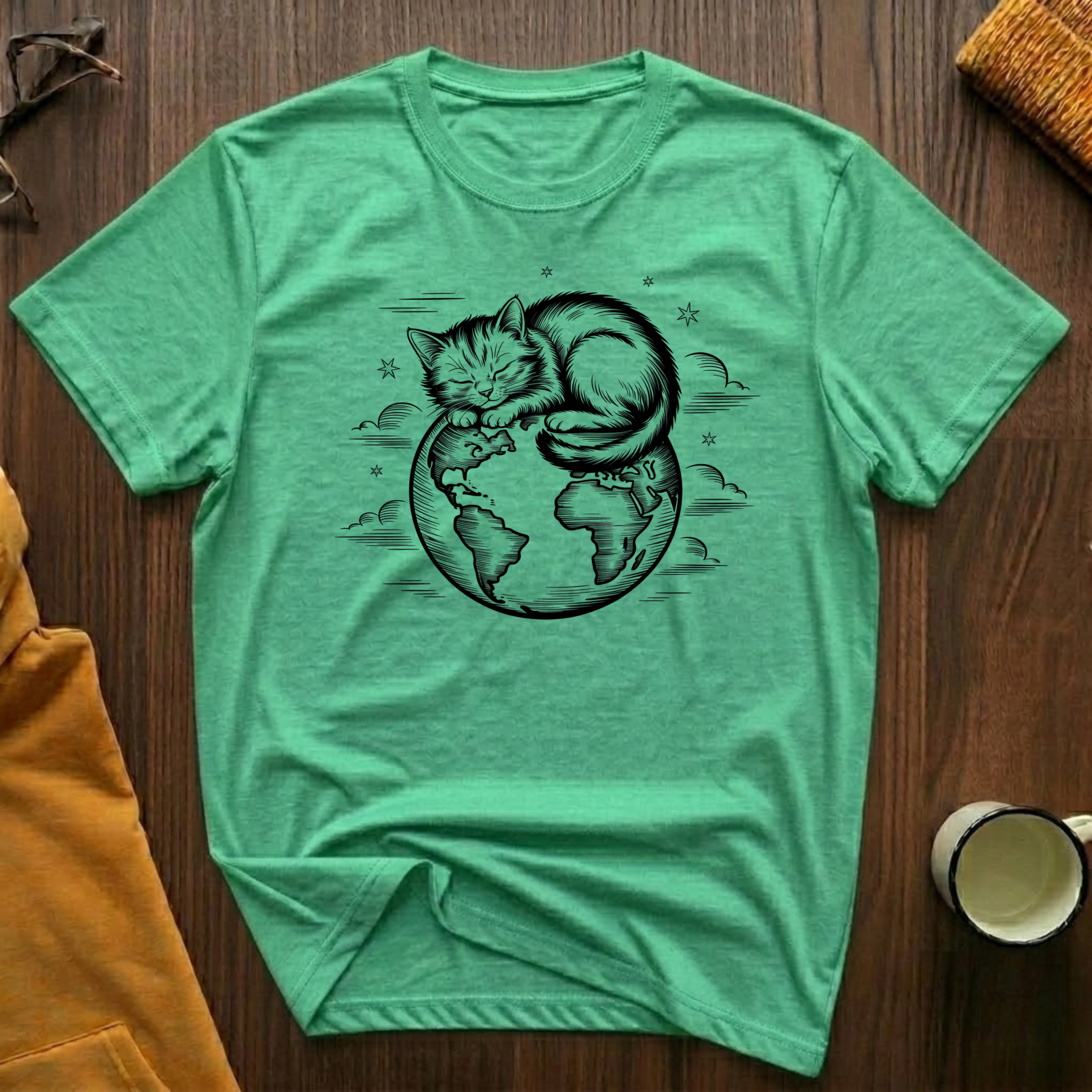 Globe Cat T-Shirt