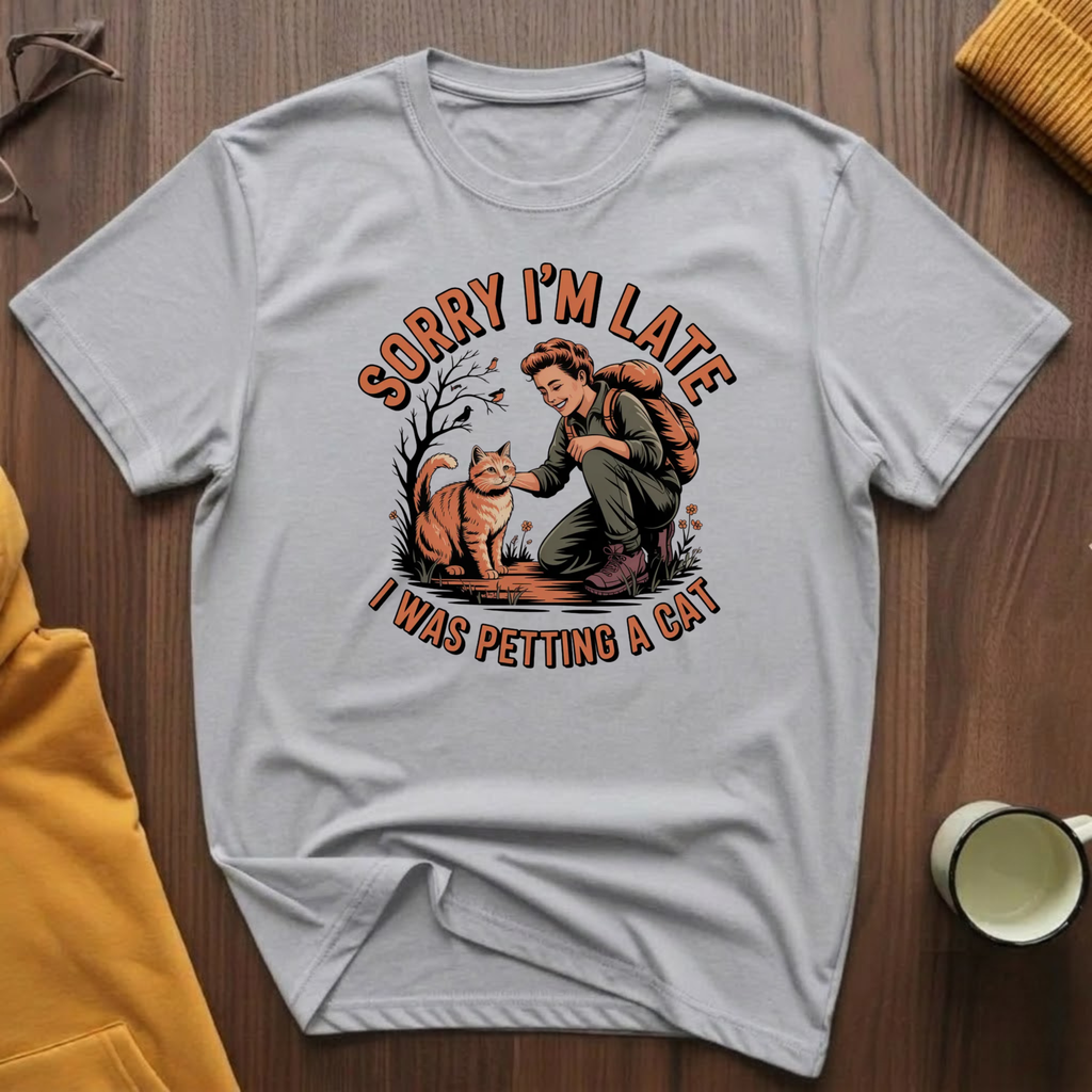 Petting A Cat 1 T-Shirt