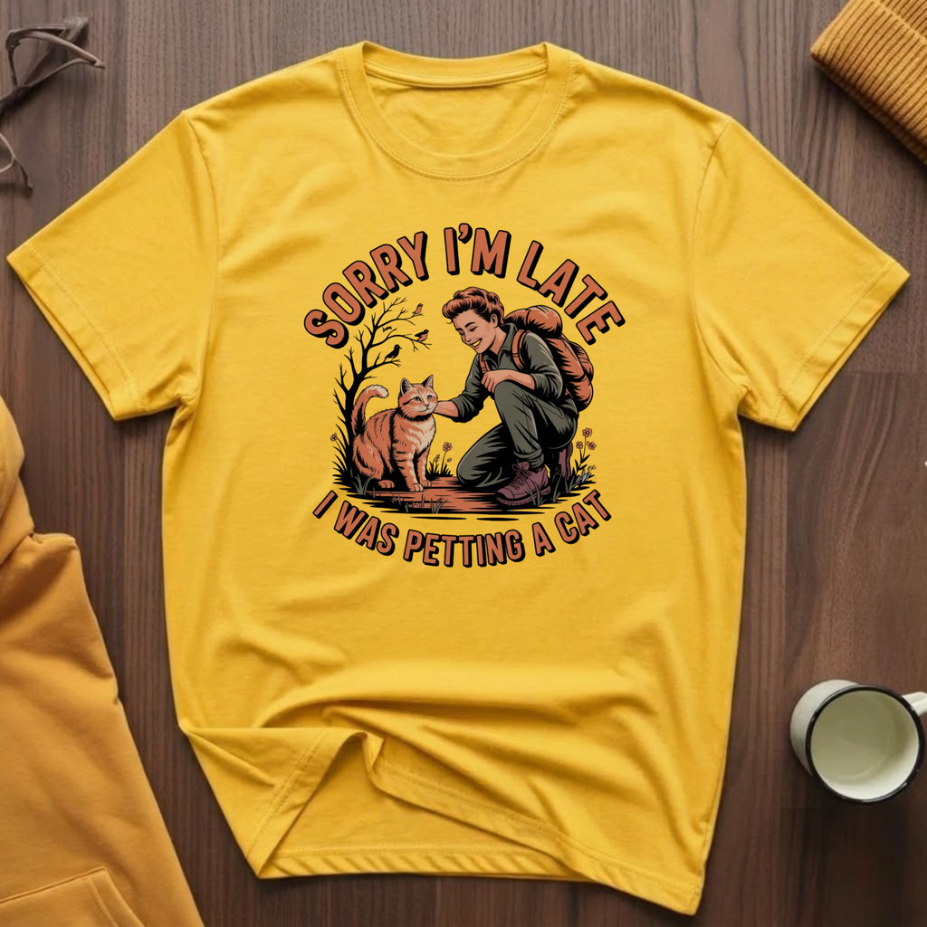 Petting A Cat 1 T-Shirt