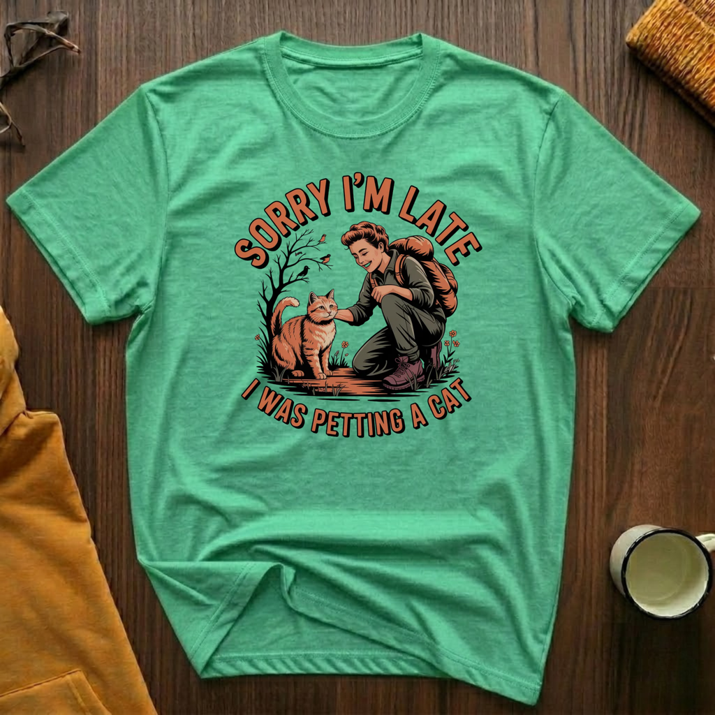 Petting A Cat 1 T-Shirt
