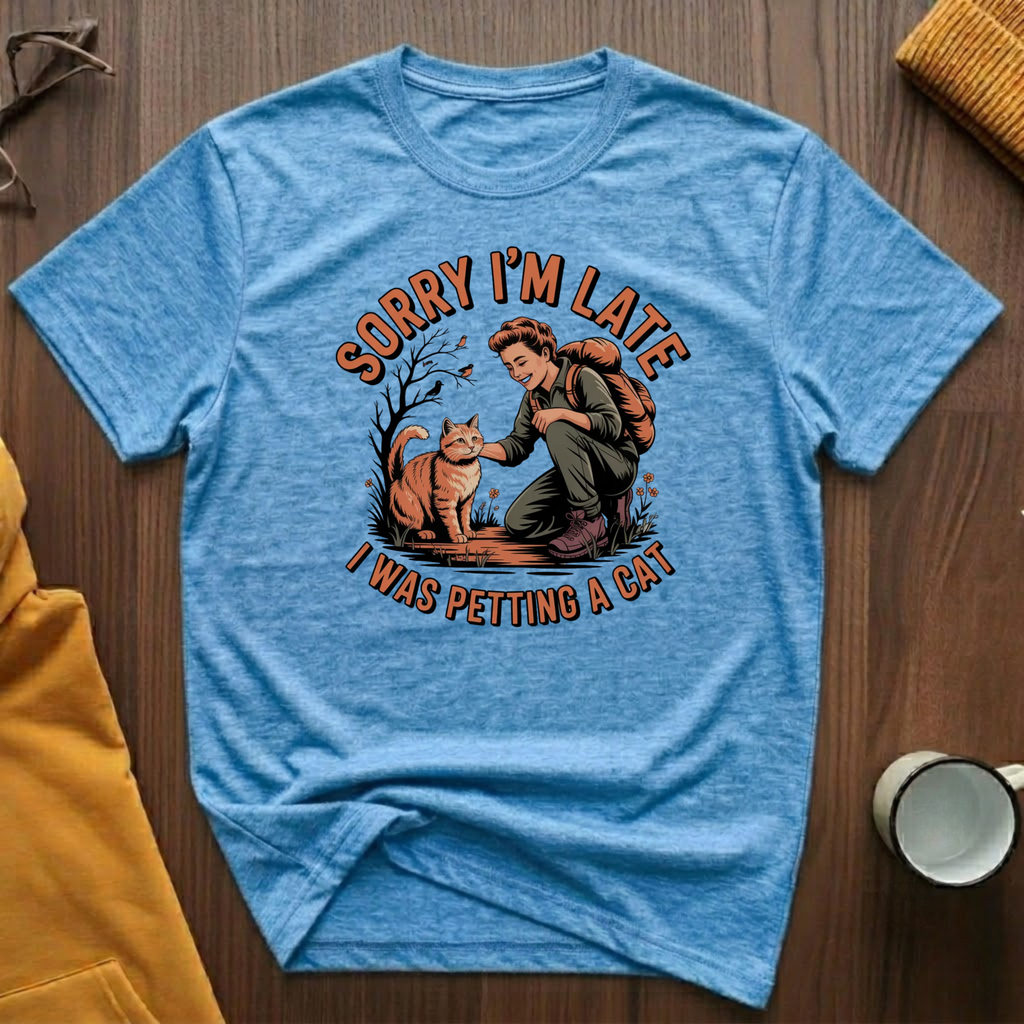 Petting A Cat 1 T-Shirt