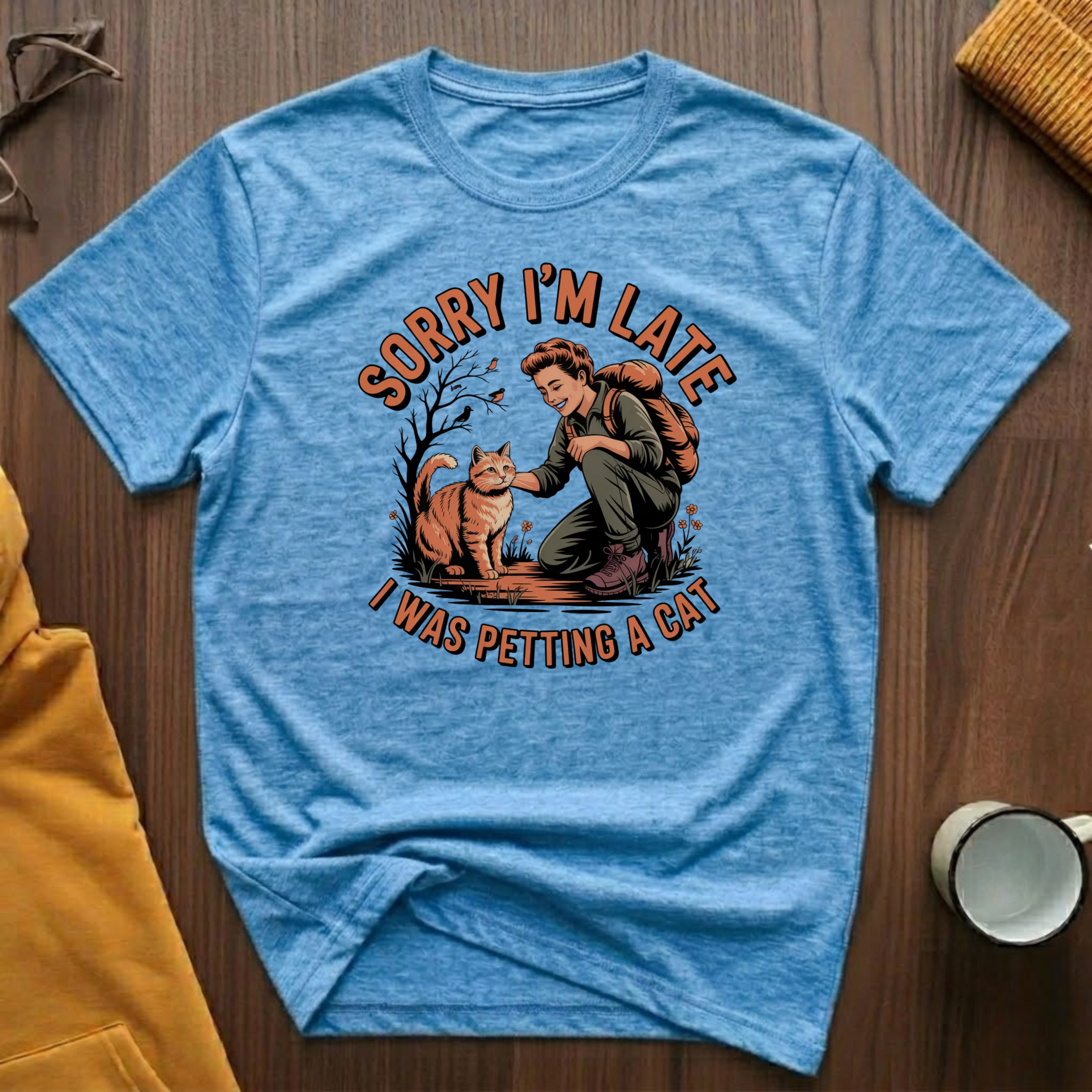 Petting A Cat 1 T-Shirt