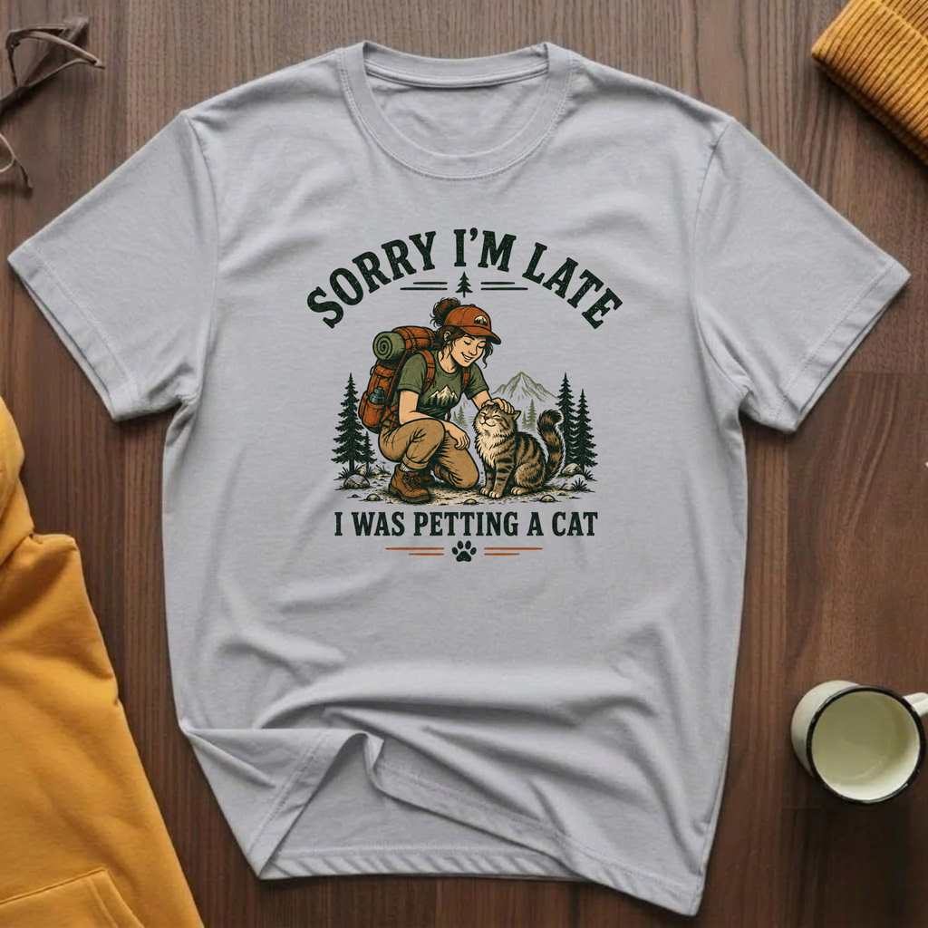 Petting A Cat T-Shirt