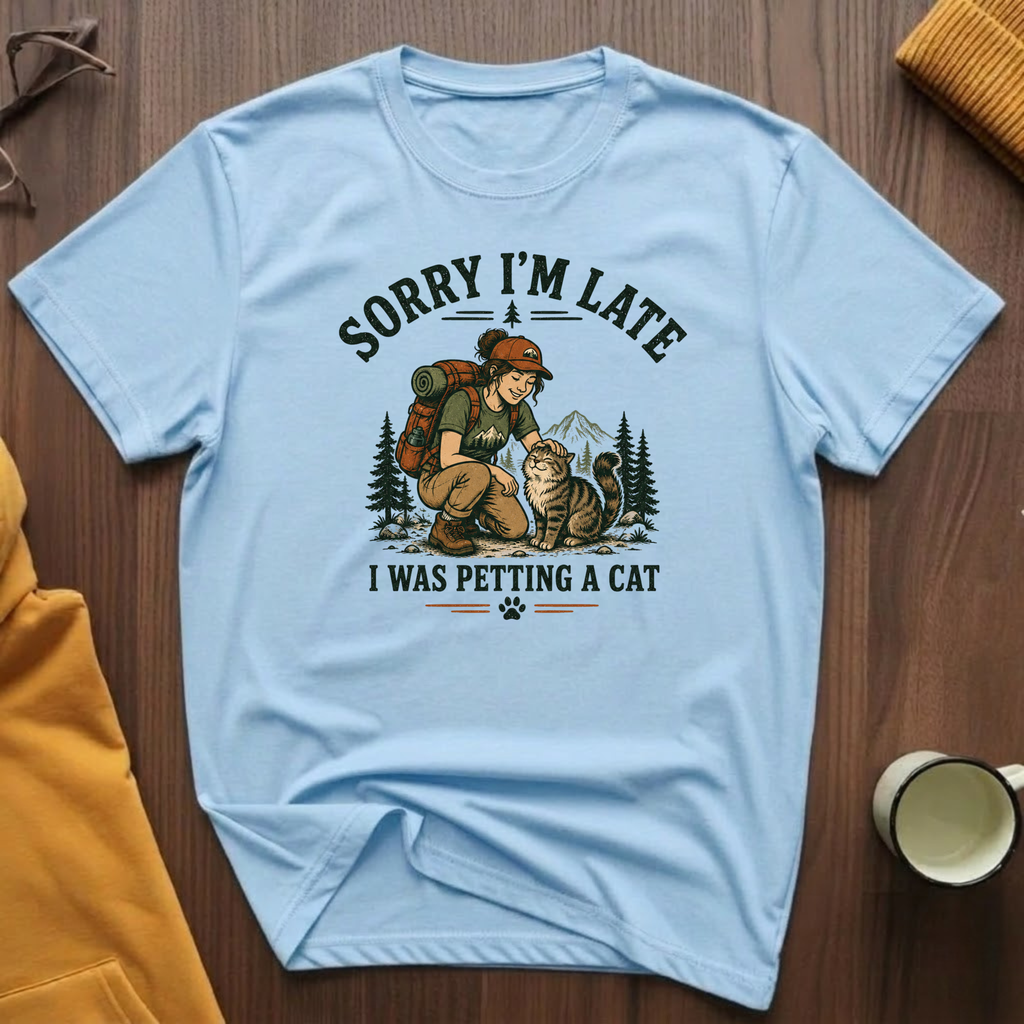Petting A Cat T-Shirt