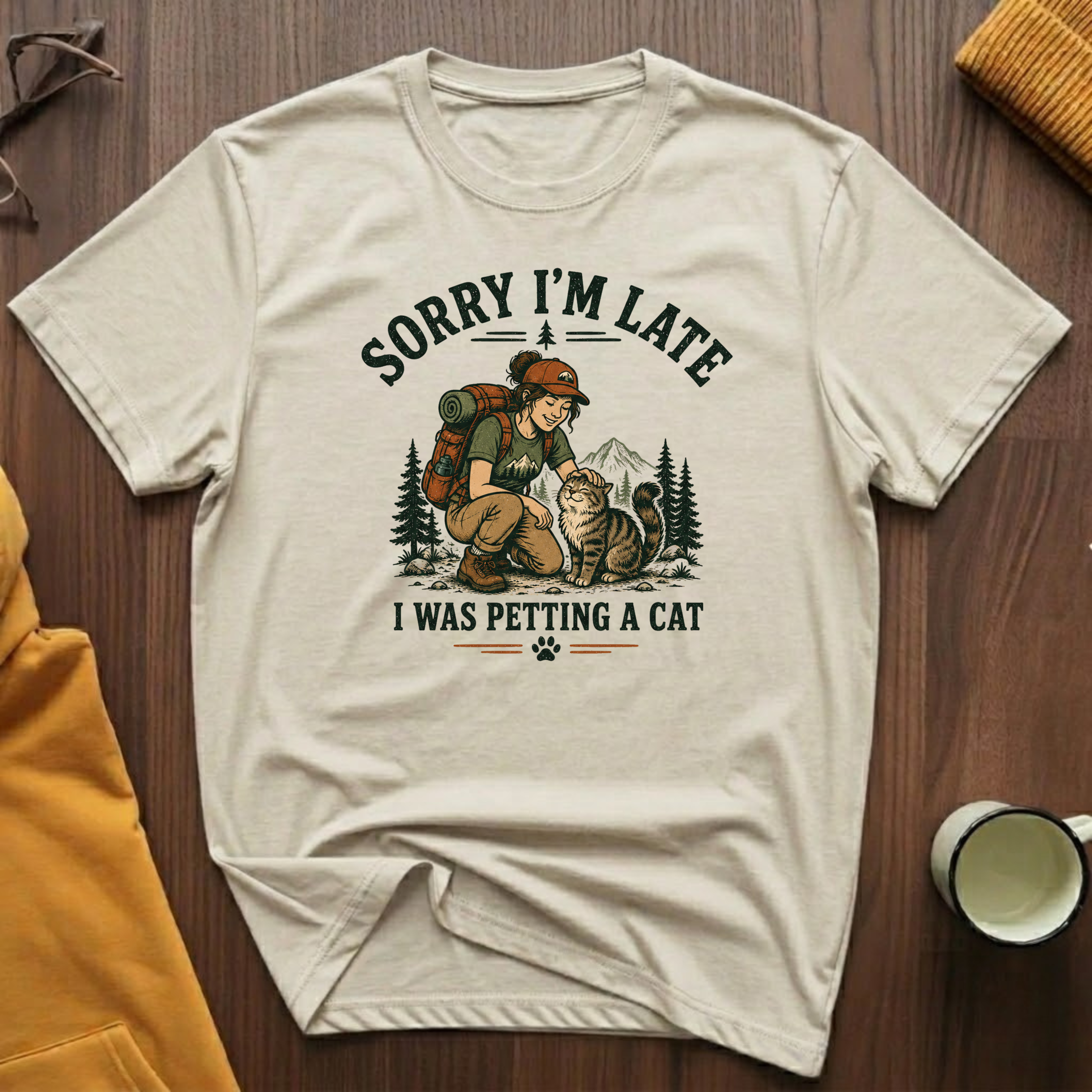 Petting A Cat T-Shirt