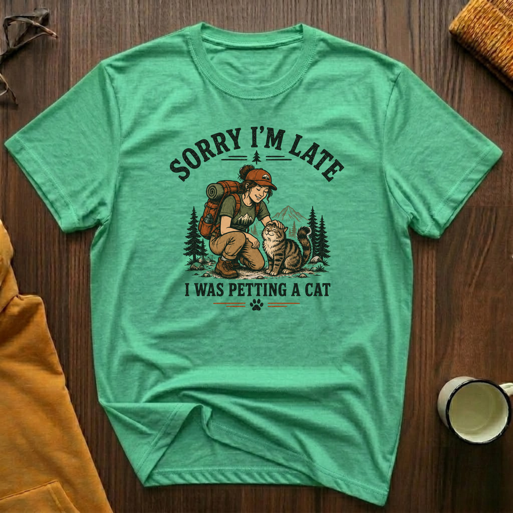 Petting A Cat T-Shirt