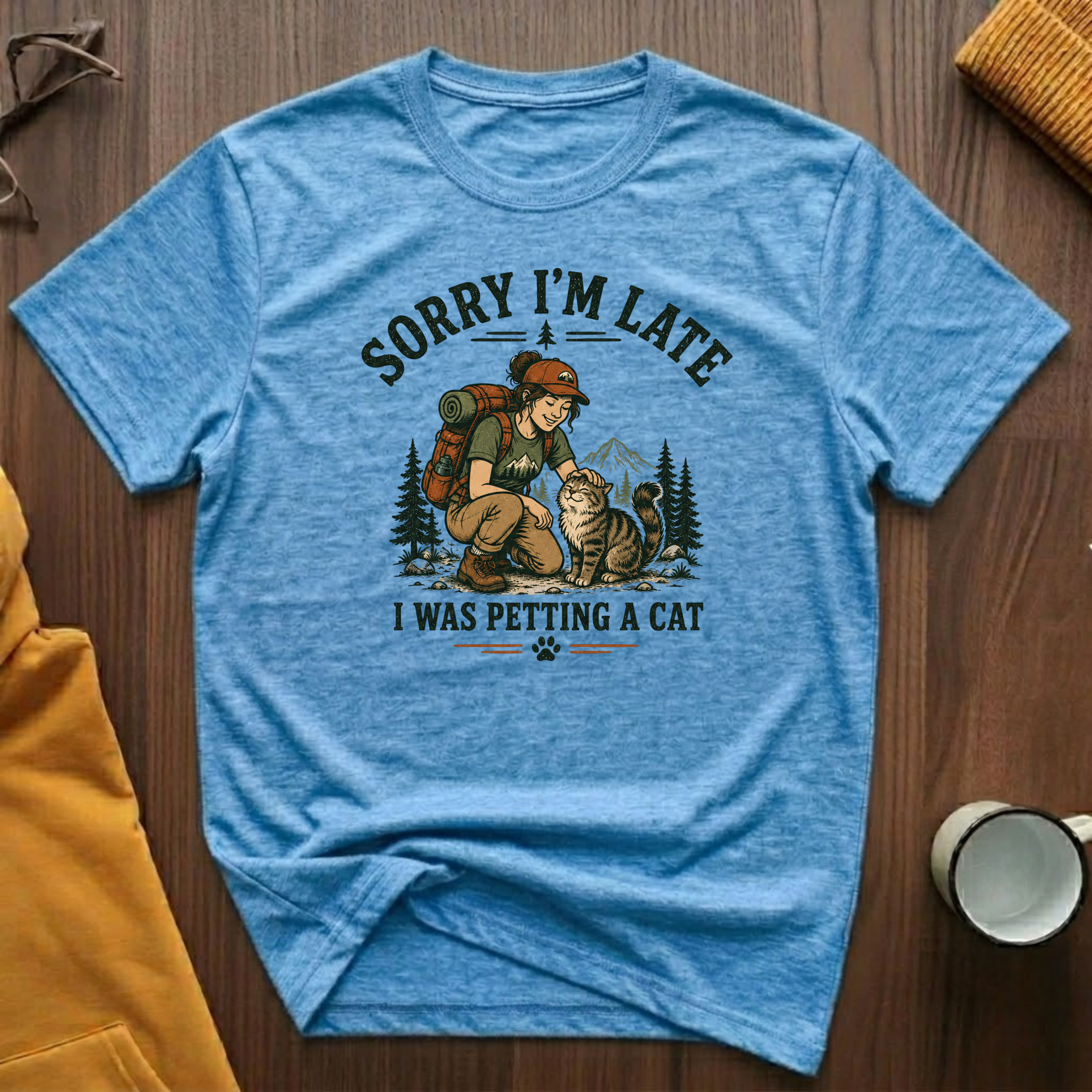 Petting A Cat T-Shirt