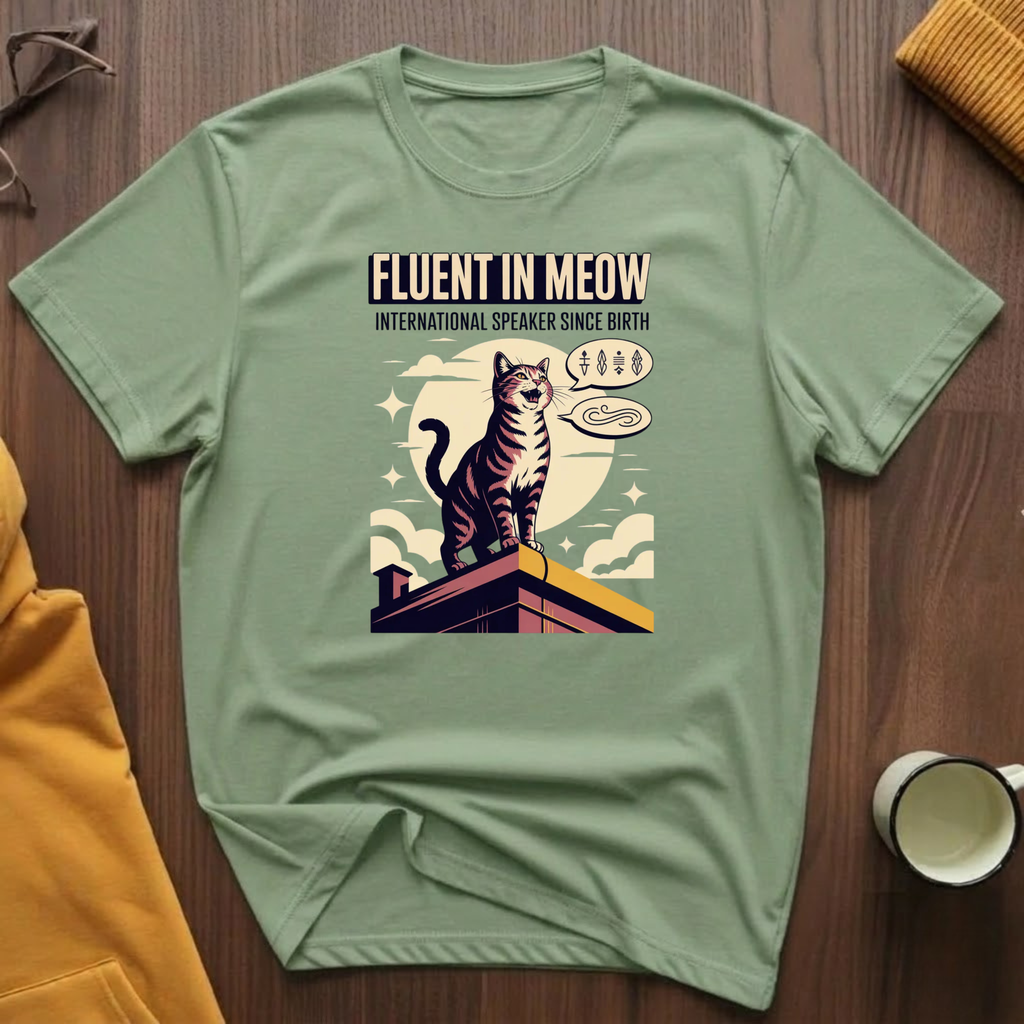Fluent In Meow T-Shirt