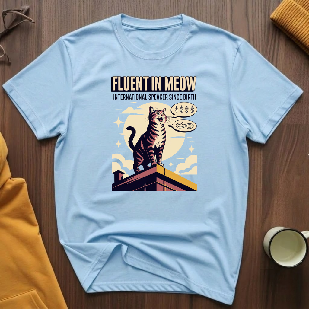Fluent In Meow T-Shirt