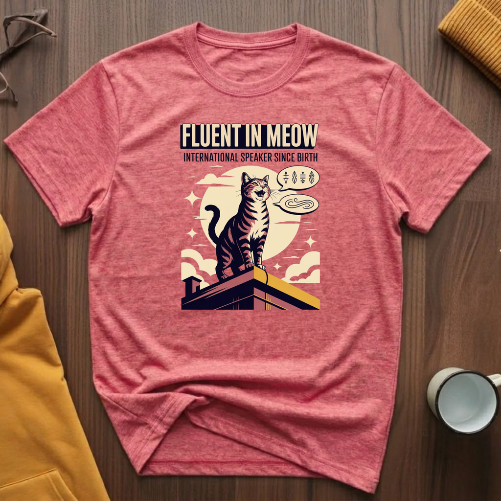 Fluent In Meow T-Shirt