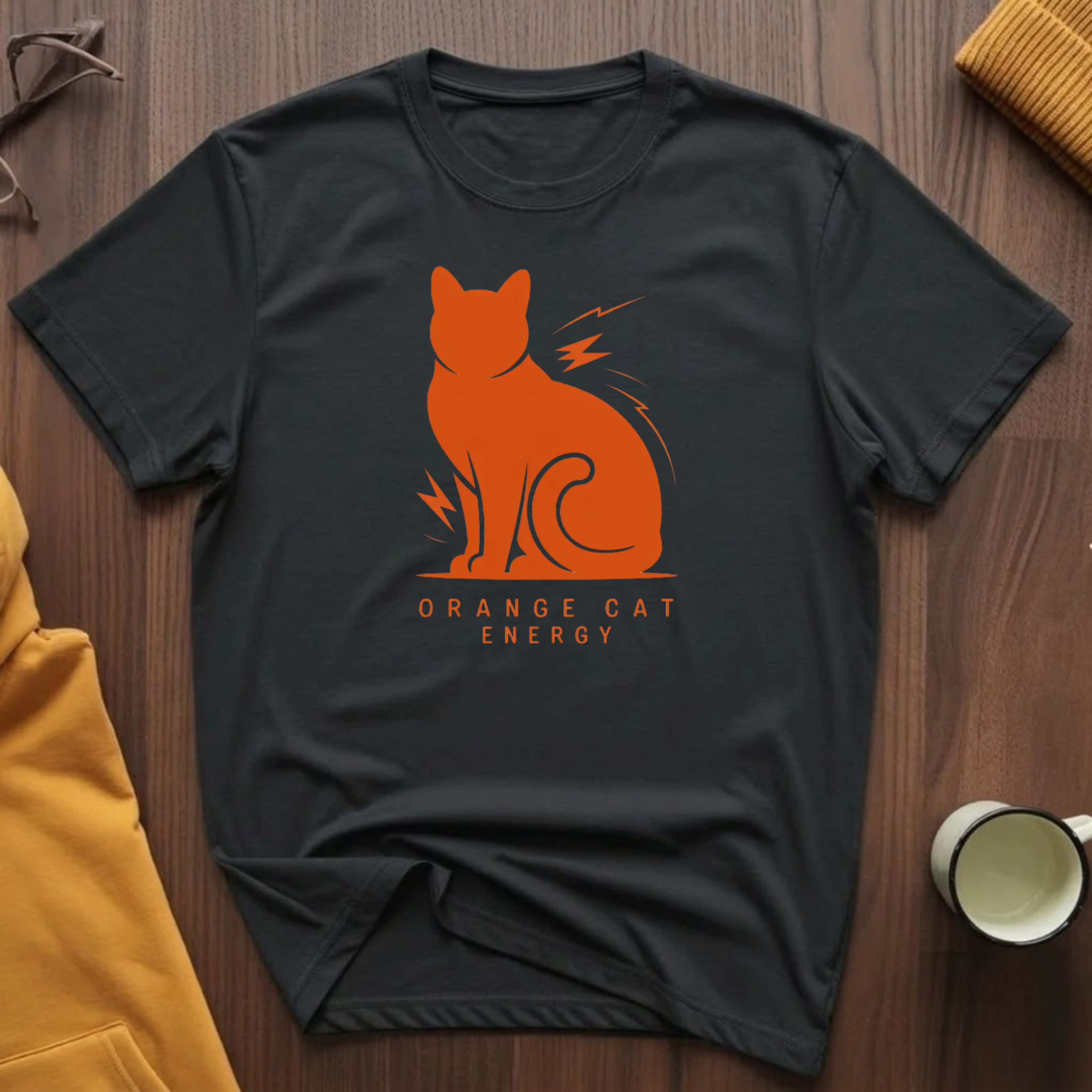 Orange Cat Energy T-Shirt