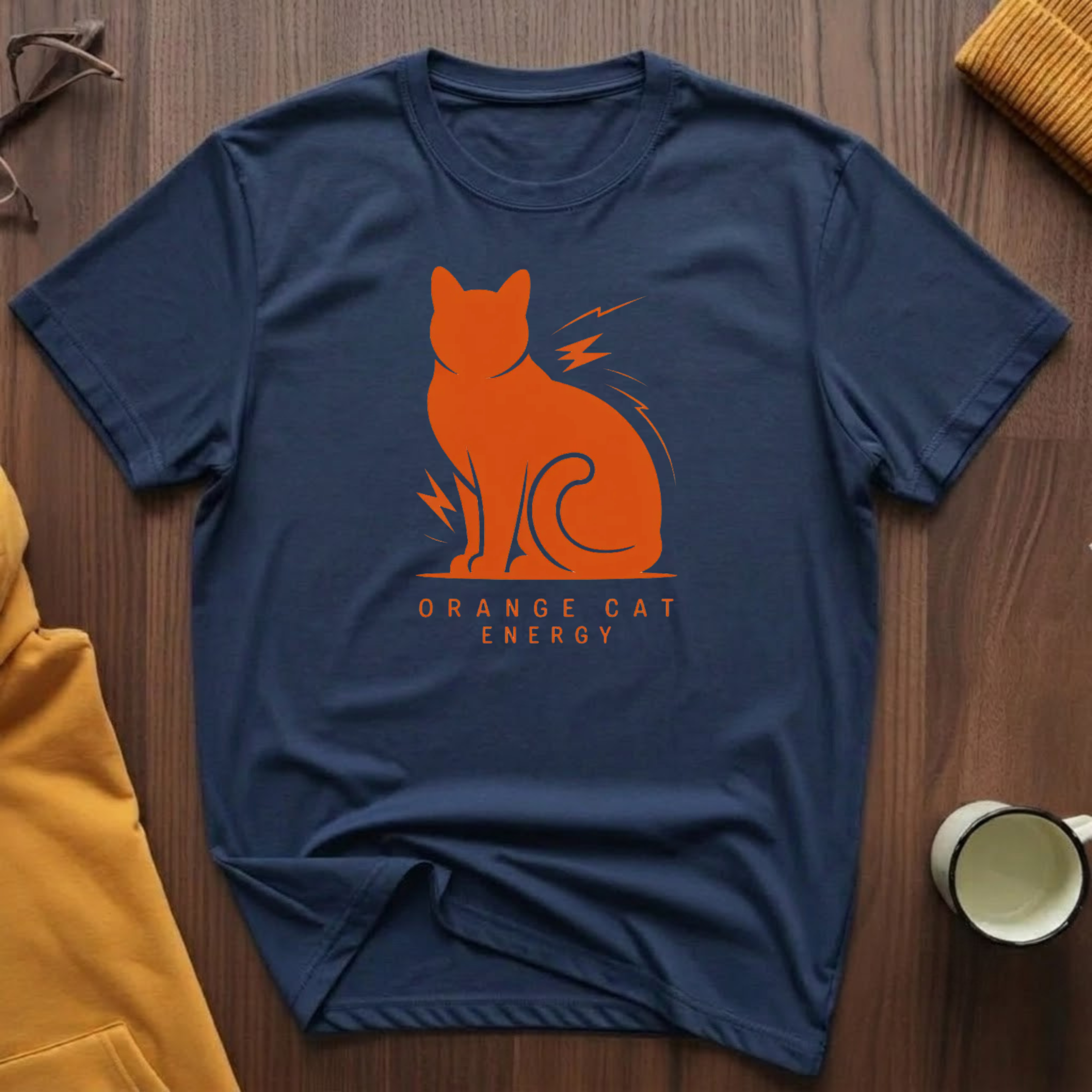 Orange Cat Energy T-Shirt