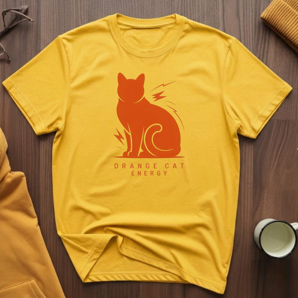 Orange Cat Energy T-Shirt