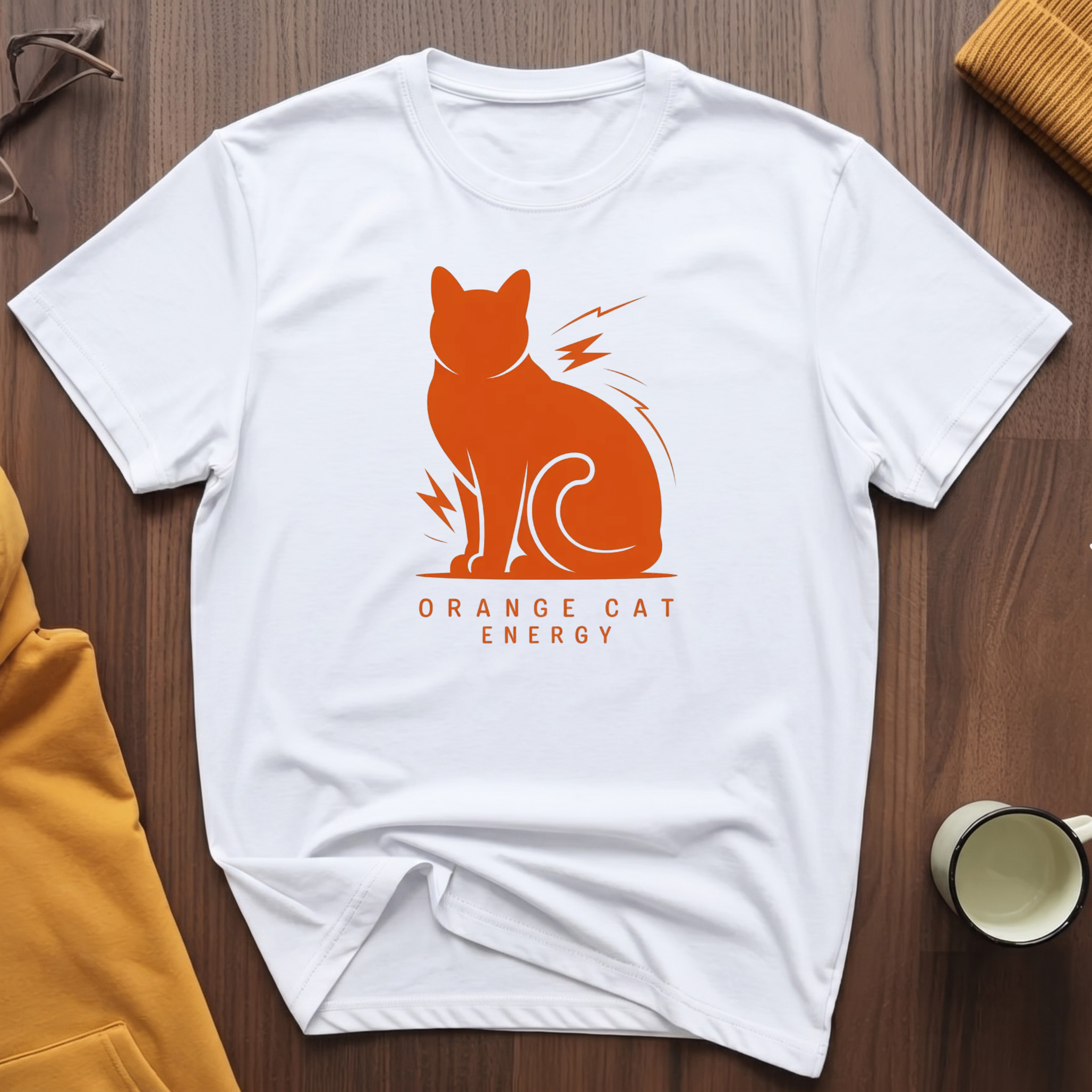 Orange Cat Energy T-Shirt
