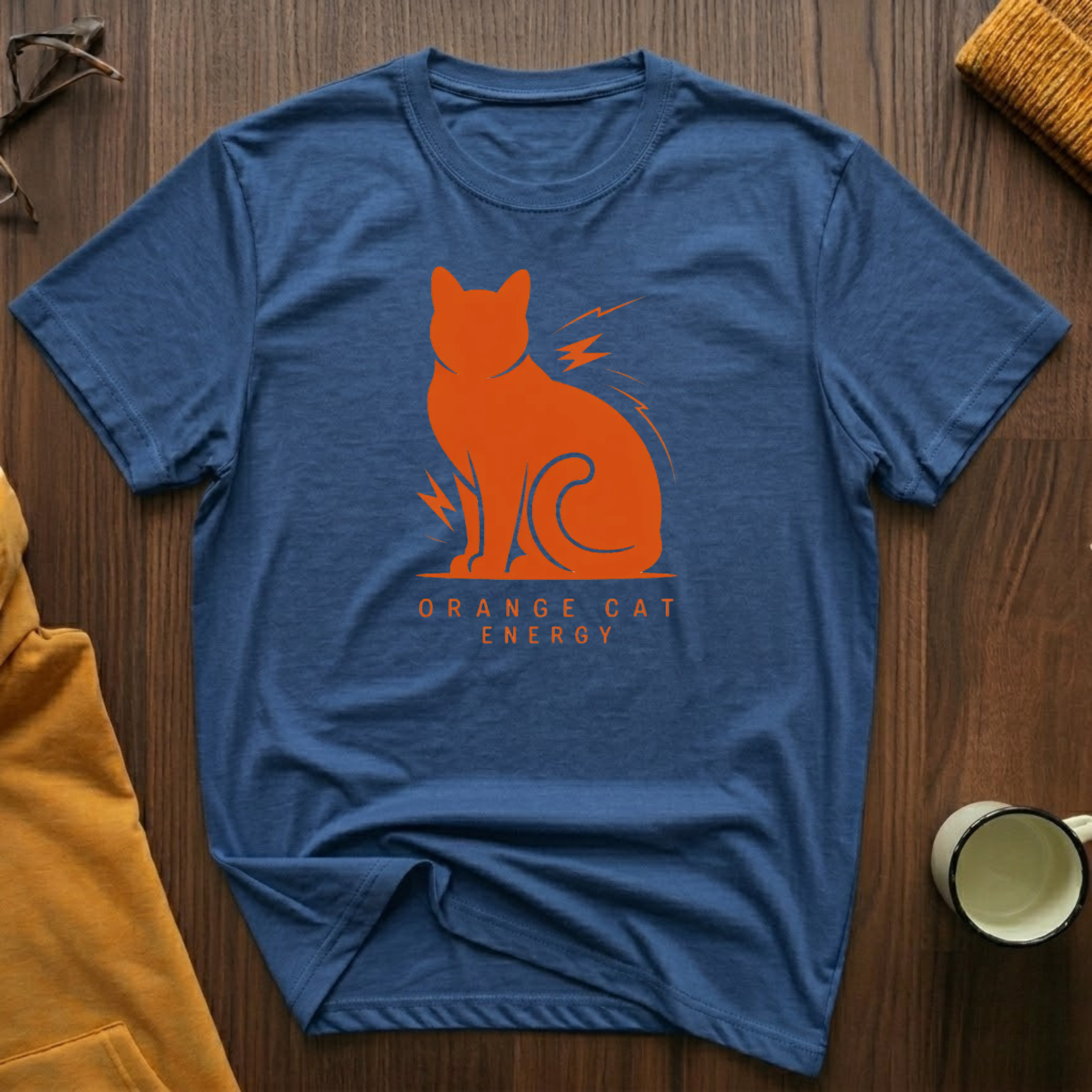 Orange Cat Energy T-Shirt