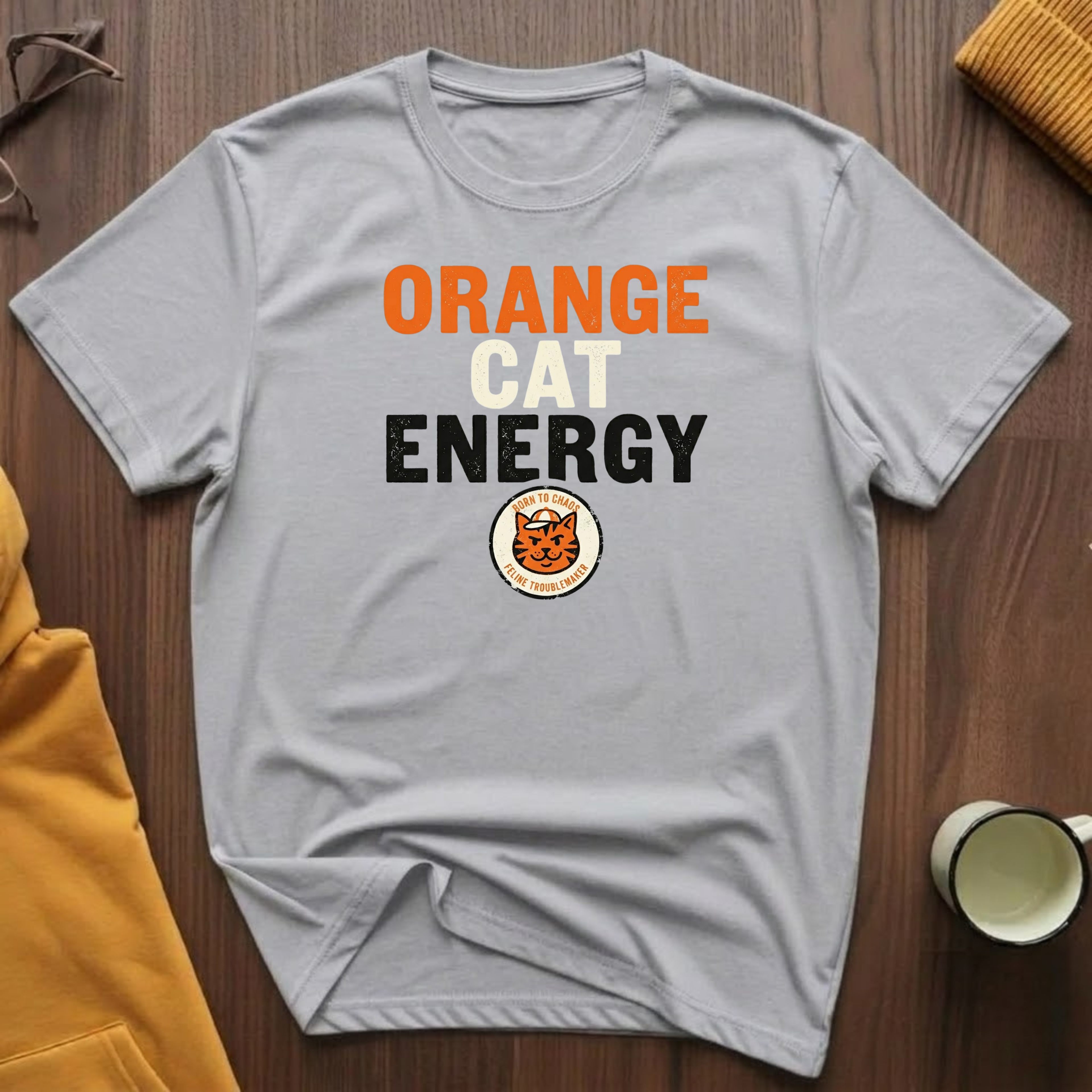 Orange Cat Energy 1 T-Shirt