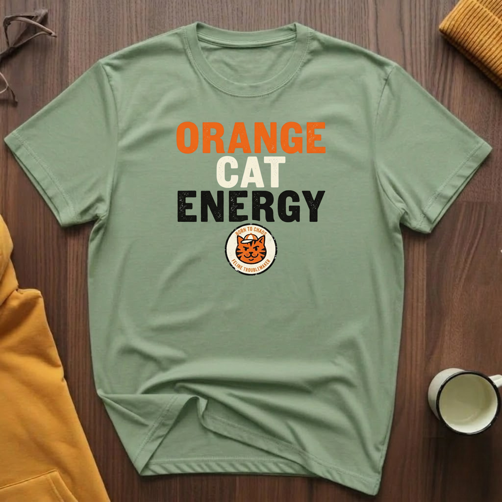 Orange Cat Energy 1 T-Shirt