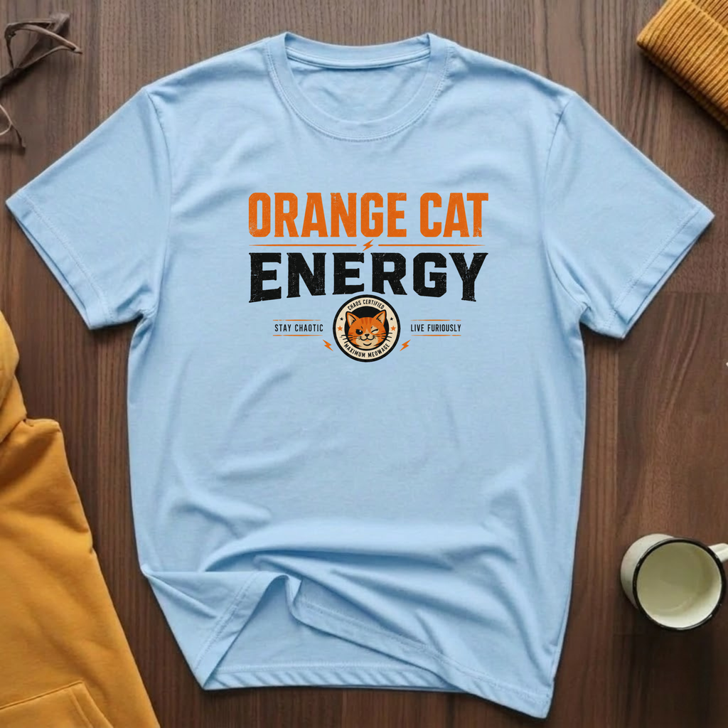 Orange Cat Energy 2 T-Shirt