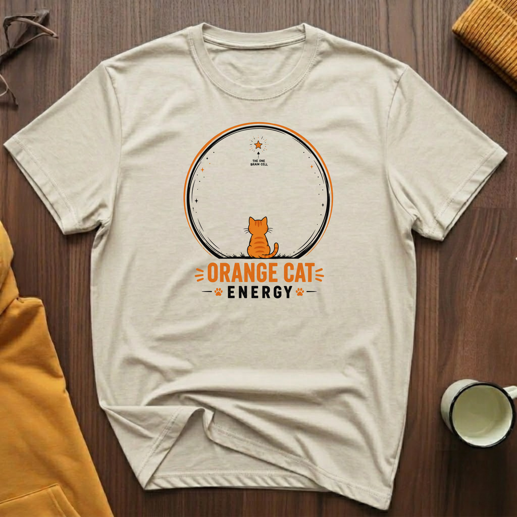 Orange Cat Energy 3 T-Shirt