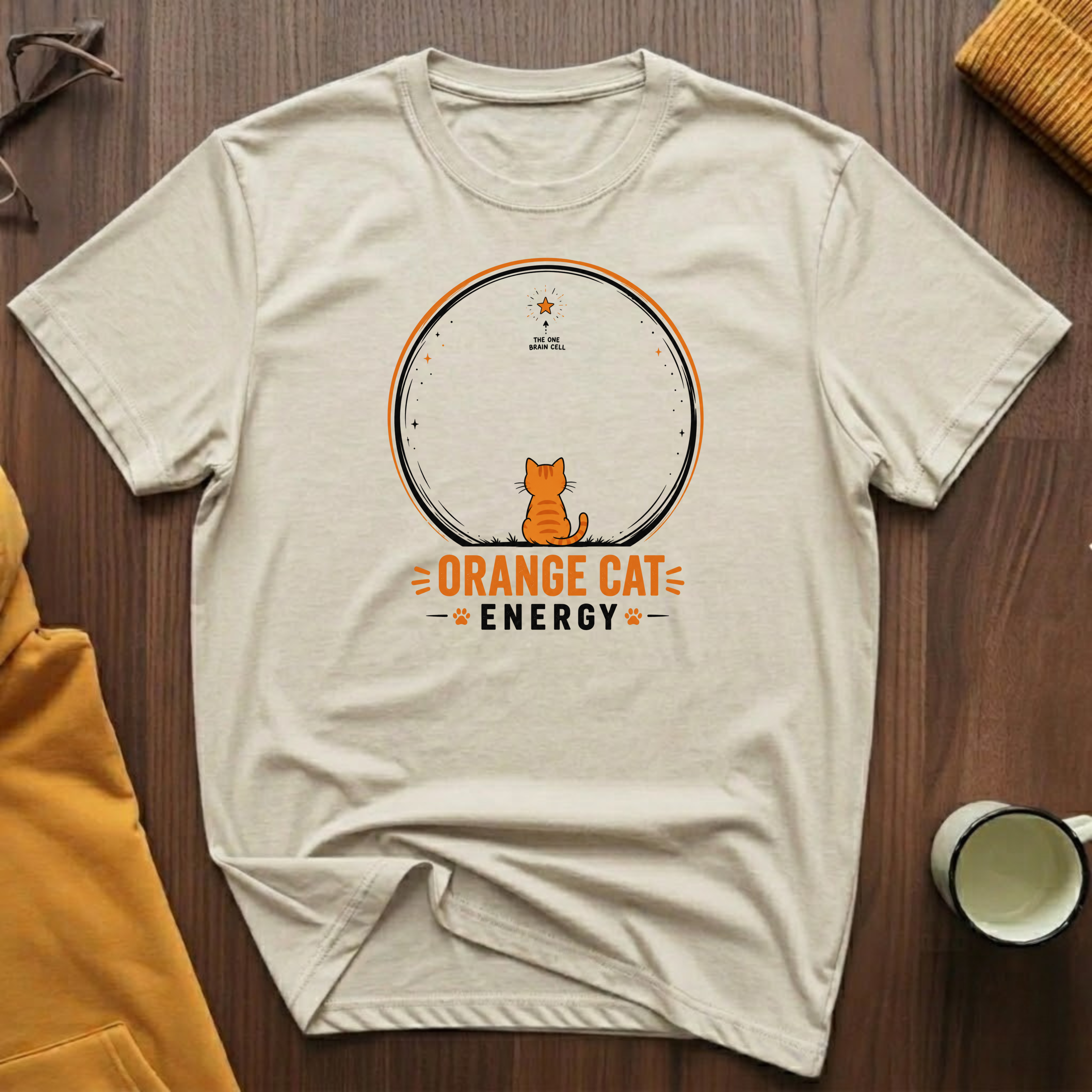 Orange Cat Energy 3 T-Shirt