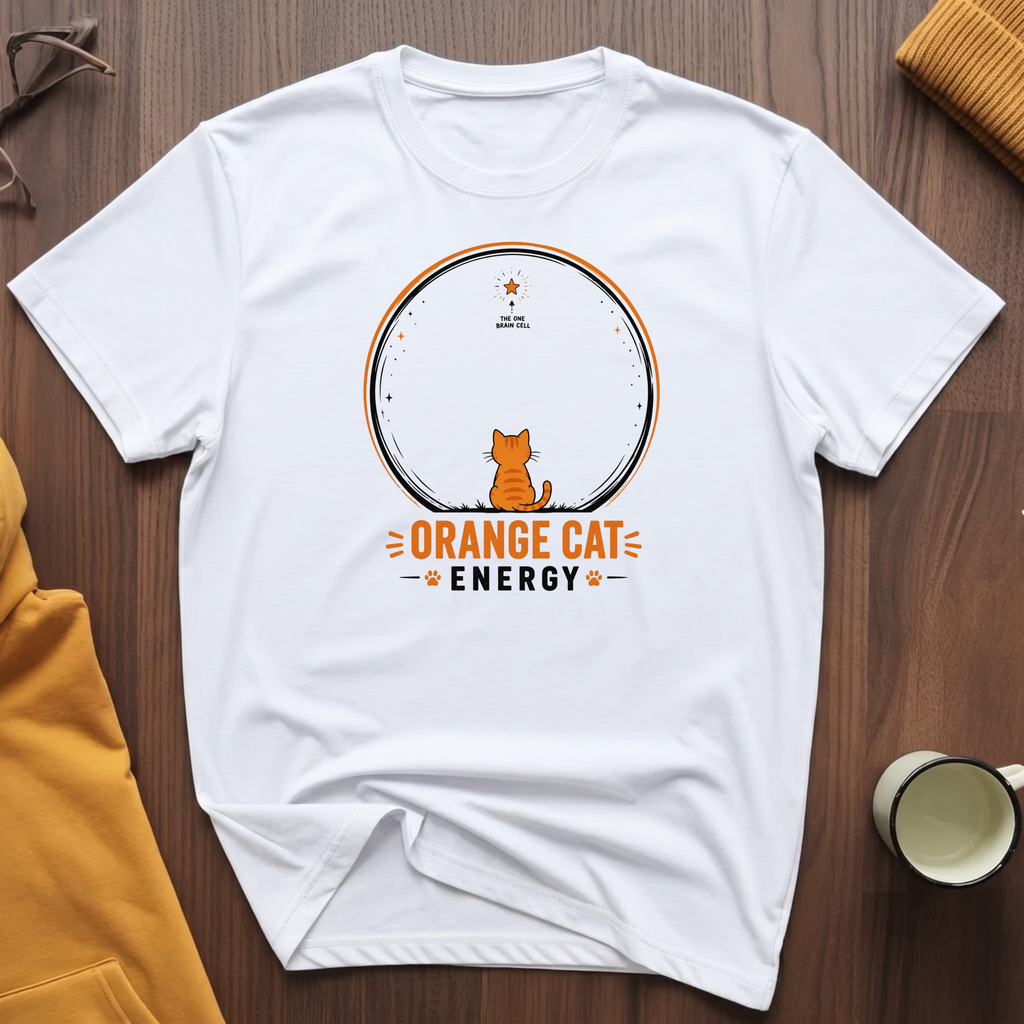 Orange Cat Energy 3 T-Shirt