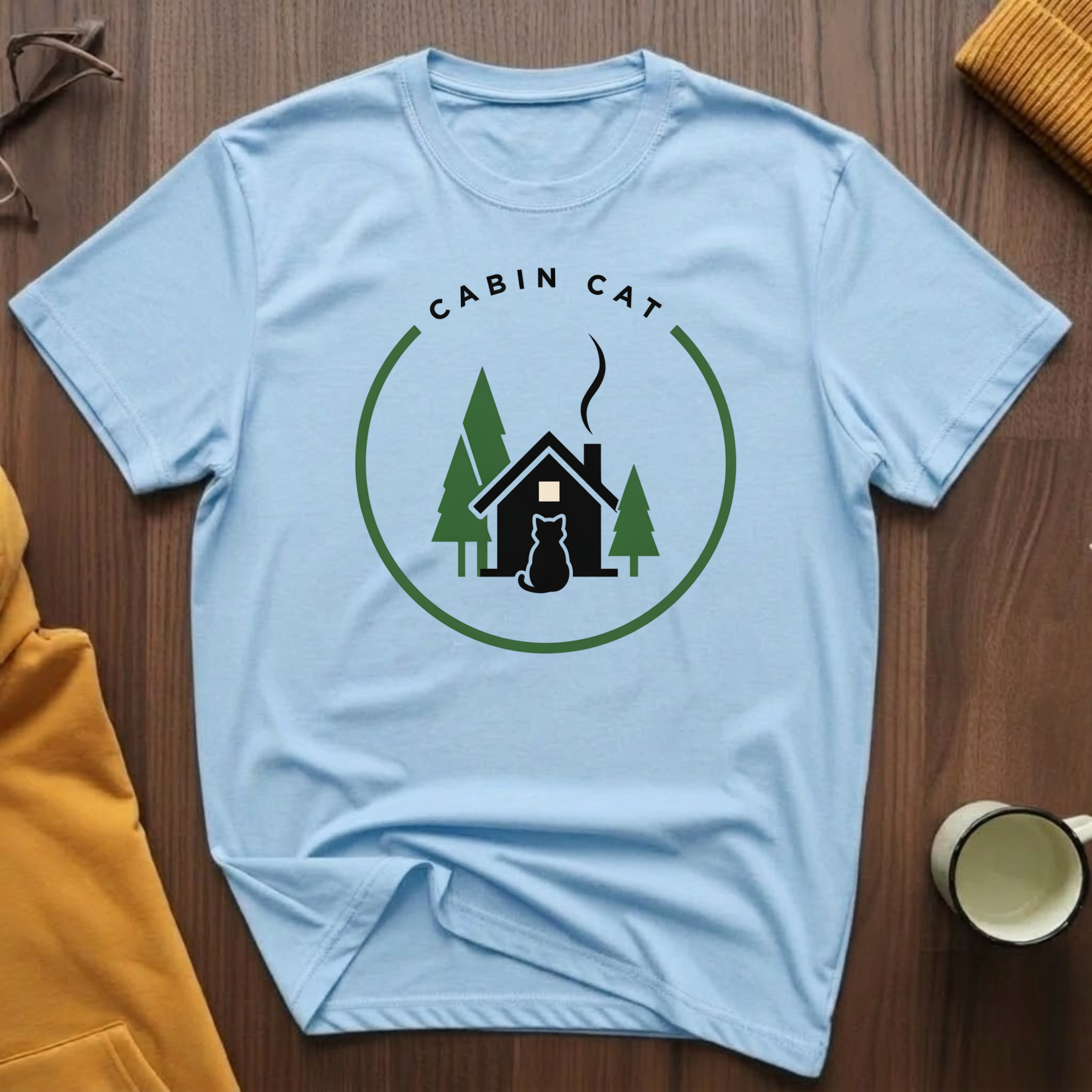 Cabin Cat  T-Shirt