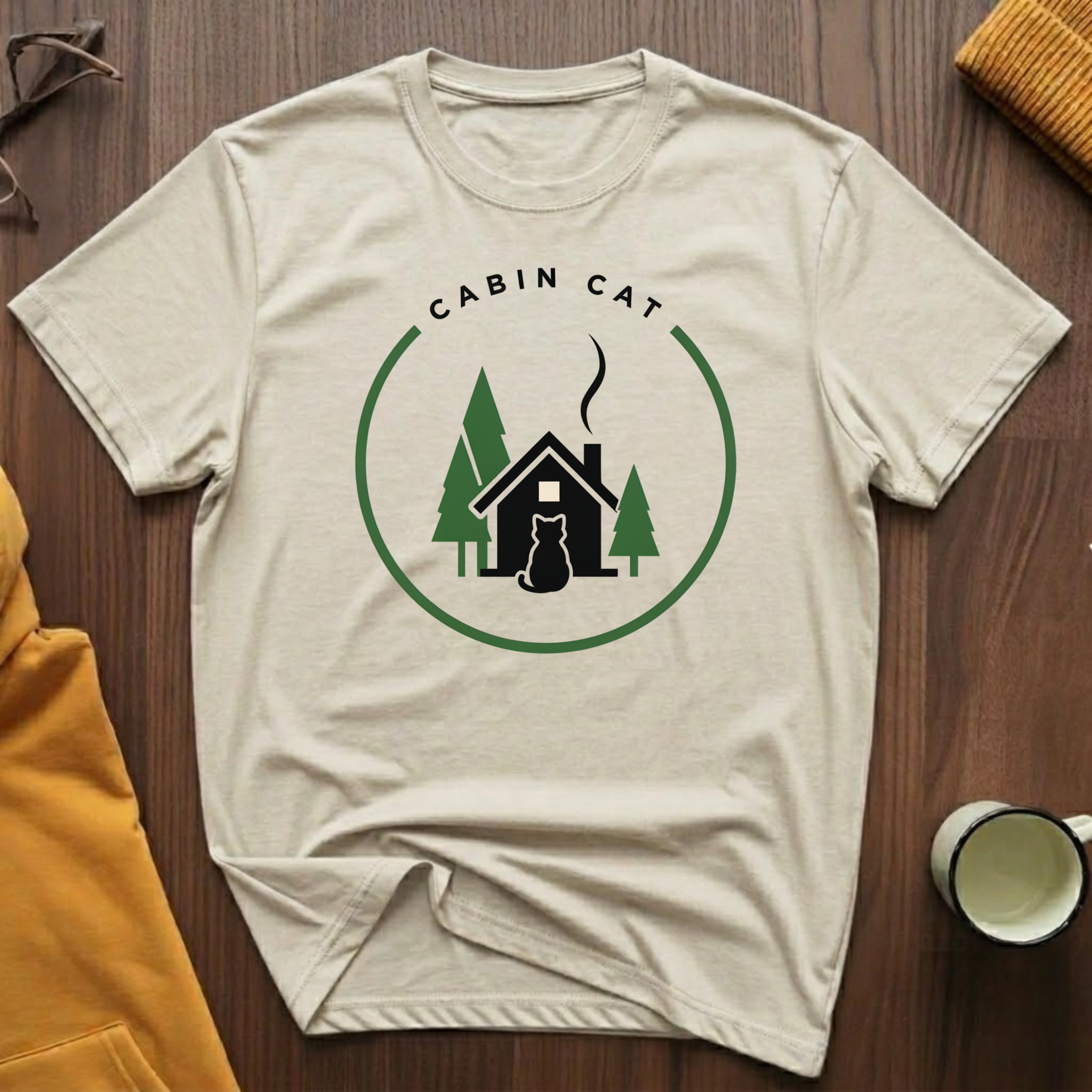 Cabin Cat  T-Shirt
