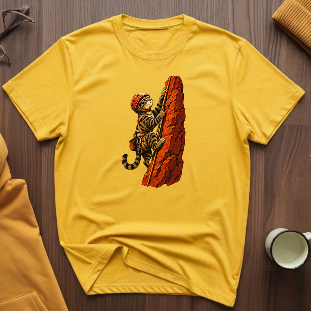 Climbing Cat T-Shirt