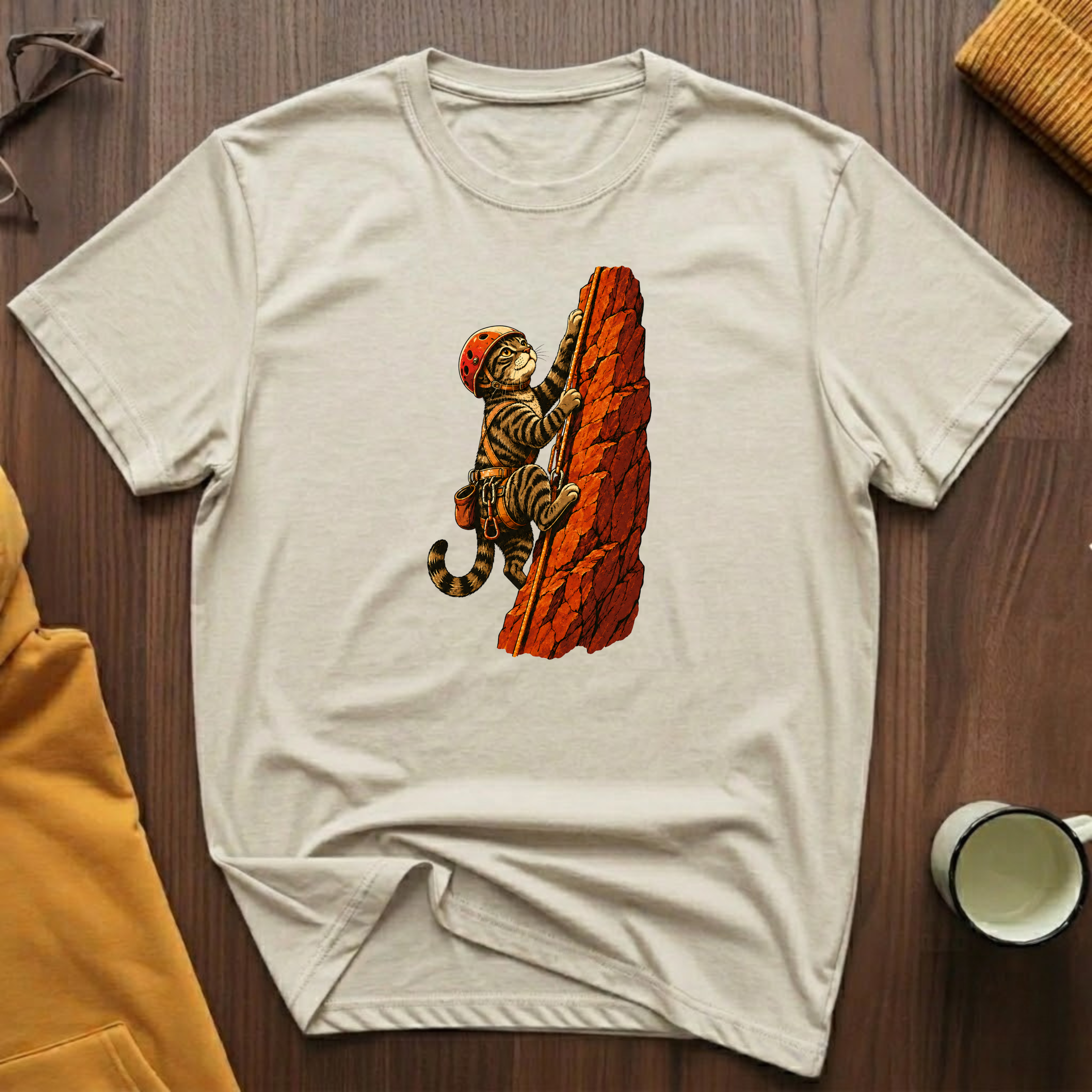 Climbing Cat T-Shirt