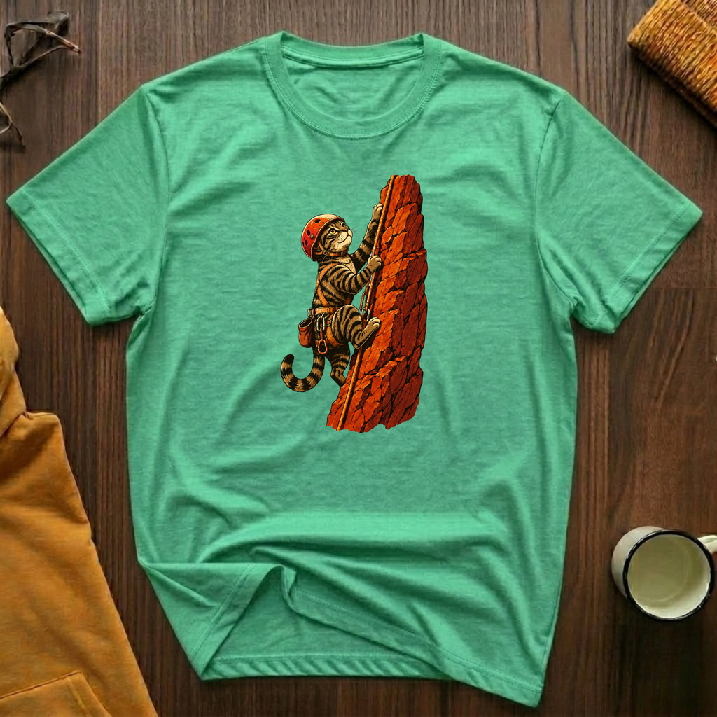 Climbing Cat T-Shirt